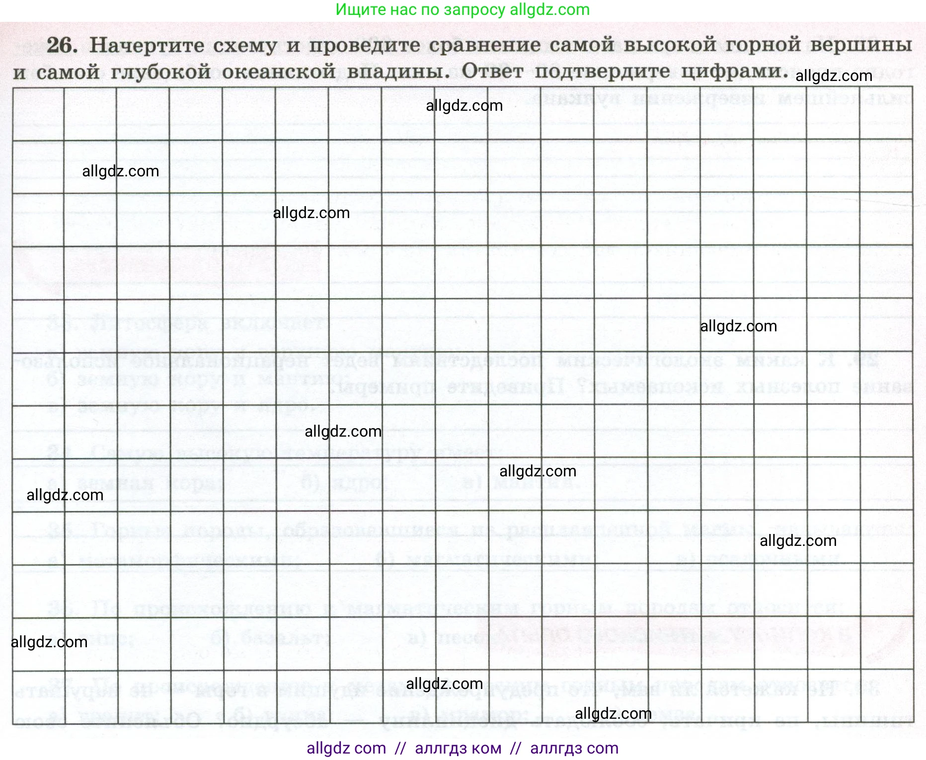 География, 5-6 класс Мой тренажёр, автор: Николина Вера Викторовна, издательство Просвещение, Москва, 2023, жёлтого цвета, страница 37, номер 26, Условие