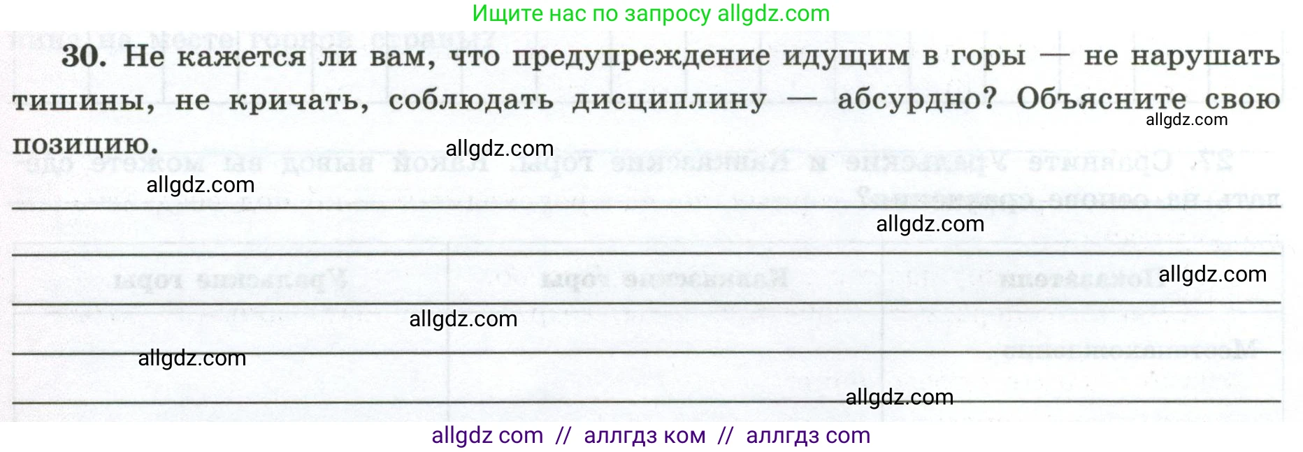 География, 5-6 класс Мой тренажёр, автор: Николина Вера Викторовна, издательство Просвещение, Москва, 2023, жёлтого цвета, страница 38, номер 30, Условие