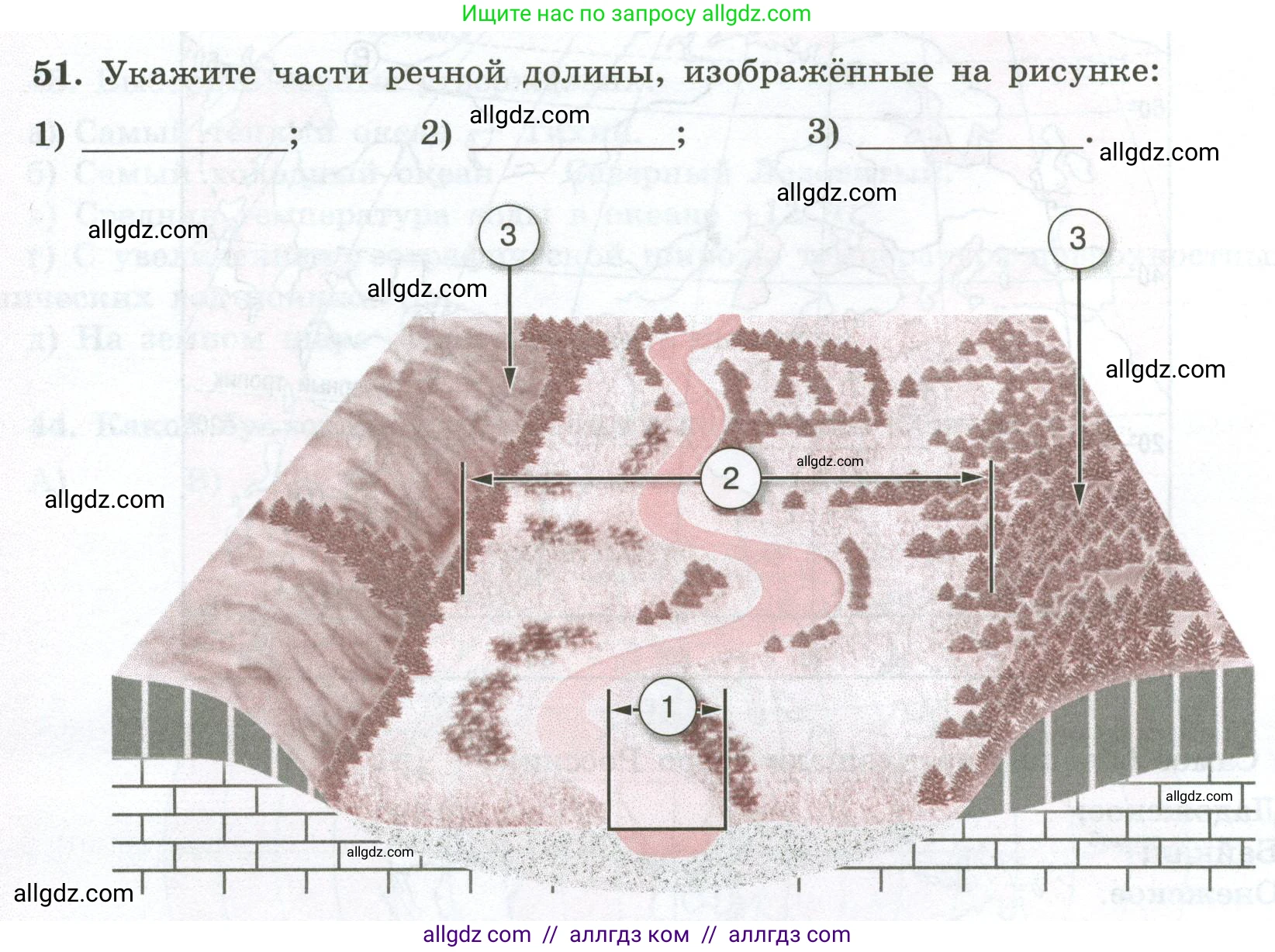 География, 5-6 класс Мой тренажёр, автор: Николина Вера Викторовна, издательство Просвещение, Москва, 2023, жёлтого цвета, страница 56, номер 51, Условие
