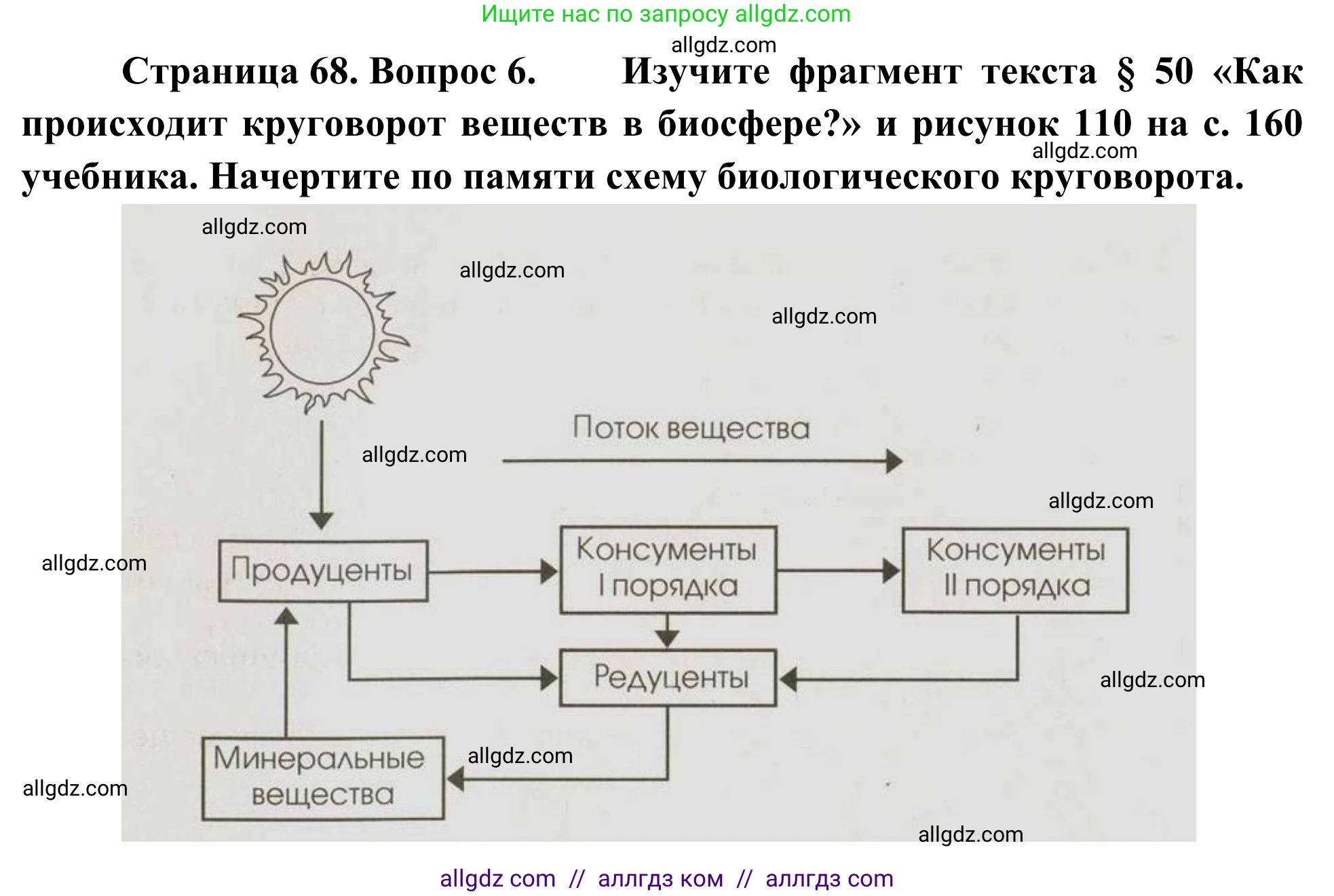 География, 5-6 класс Мой тренажёр, автор: Николина Вера Викторовна, издательство Просвещение, Москва, 2023, жёлтого цвета, страница 68, номер 6, Решение