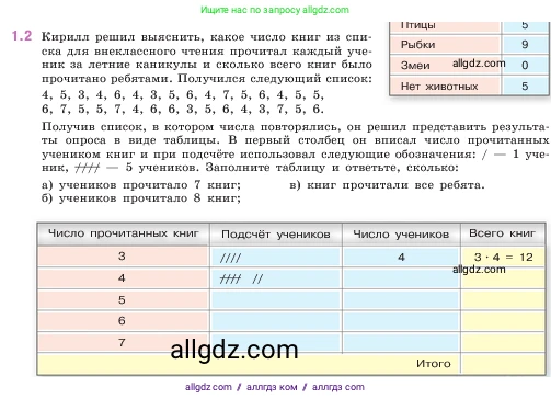 Математика, 5 класс Учебник, авторы: Виленкин Наум Яковлевич, Жохов Владимир Иванович, Чесноков Александр Семёнович, Александрова Лилия Александровна, Шварцбурд Семён Исаакович, издательство Просвещение, Москва, 2023, белого цвета, Часть 1, страница 9, номер 1.2, Условие