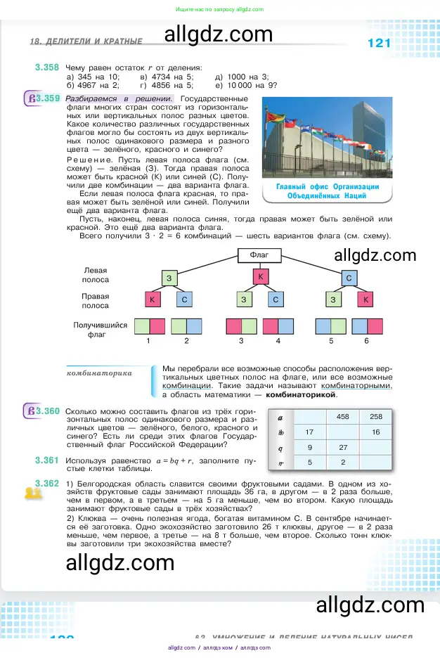 Математика, 5 класс Учебник, авторы: Виленкин Наум Яковлевич, Жохов Владимир Иванович, Чесноков Александр Семёнович, Александрова Лилия Александровна, Шварцбурд Семён Исаакович, издательство Просвещение, Москва, 2023, белого цвета, Часть 1, страница 121