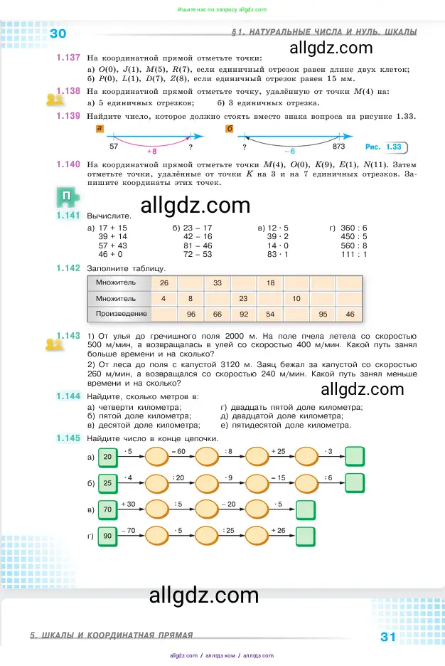 Математика, 5 класс Учебник, авторы: Виленкин Наум Яковлевич, Жохов Владимир Иванович, Чесноков Александр Семёнович, Александрова Лилия Александровна, Шварцбурд Семён Исаакович, издательство Просвещение, Москва, 2023, белого цвета, Часть 1, страница 30