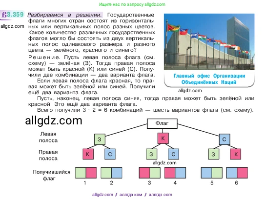 Математика, 5 класс Учебник, авторы: Виленкин Наум Яковлевич, Жохов Владимир Иванович, Чесноков Александр Семёнович, Александрова Лилия Александровна, Шварцбурд Семён Исаакович, издательство Просвещение, Москва, 2023, белого цвета, Часть 1, страница 121, номер 3.359, Условие