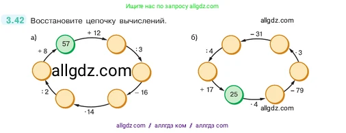 Математика, 5 класс Учебник, авторы: Виленкин Наум Яковлевич, Жохов Владимир Иванович, Чесноков Александр Семёнович, Александрова Лилия Александровна, Шварцбурд Семён Исаакович, издательство Просвещение, Москва, 2023, белого цвета, Часть 1, страница 83, номер 3.42, Условие