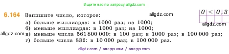 Математика, 5 класс Учебник, авторы: Виленкин Наум Яковлевич, Жохов Владимир Иванович, Чесноков Александр Семёнович, Александрова Лилия Александровна, Шварцбурд Семён Исаакович, издательство Просвещение, Москва, 2023, белого цвета, Часть 2, страница 116, номер 6.164, Условие
