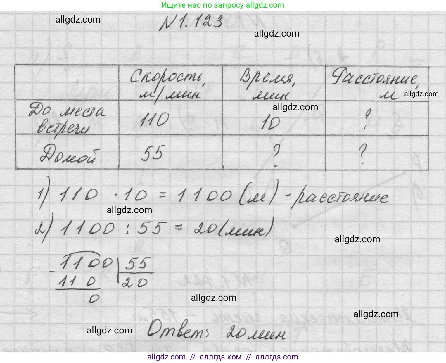 Математика, 5 класс Учебник, авторы: Виленкин Наум Яковлевич, Жохов Владимир Иванович, Чесноков Александр Семёнович, Александрова Лилия Александровна, Шварцбурд Семён Исаакович, издательство Просвещение, Москва, 2023, белого цвета, Часть 1, страница 26, номер 1.123, Решение 1