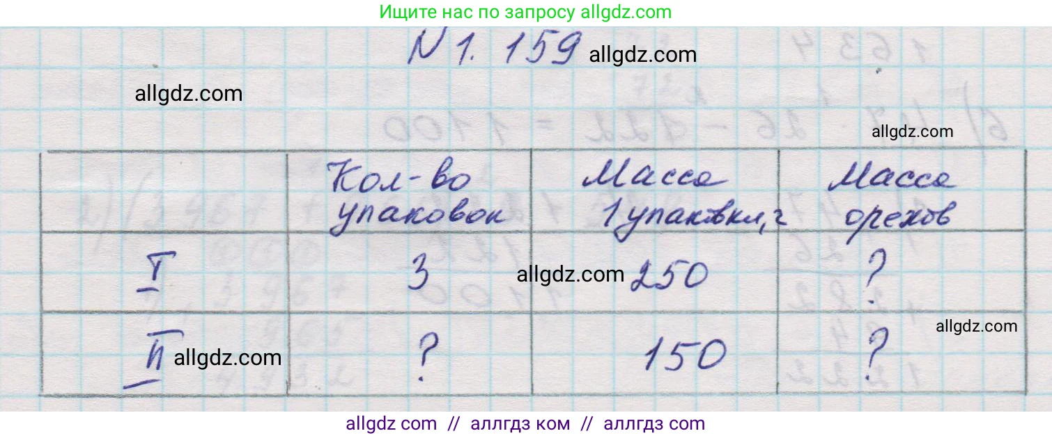 Математика, 5 класс Учебник, авторы: Виленкин Наум Яковлевич, Жохов Владимир Иванович, Чесноков Александр Семёнович, Александрова Лилия Александровна, Шварцбурд Семён Исаакович, издательство Просвещение, Москва, 2023, белого цвета, Часть 1, страница 31, номер 1.159, Решение 1