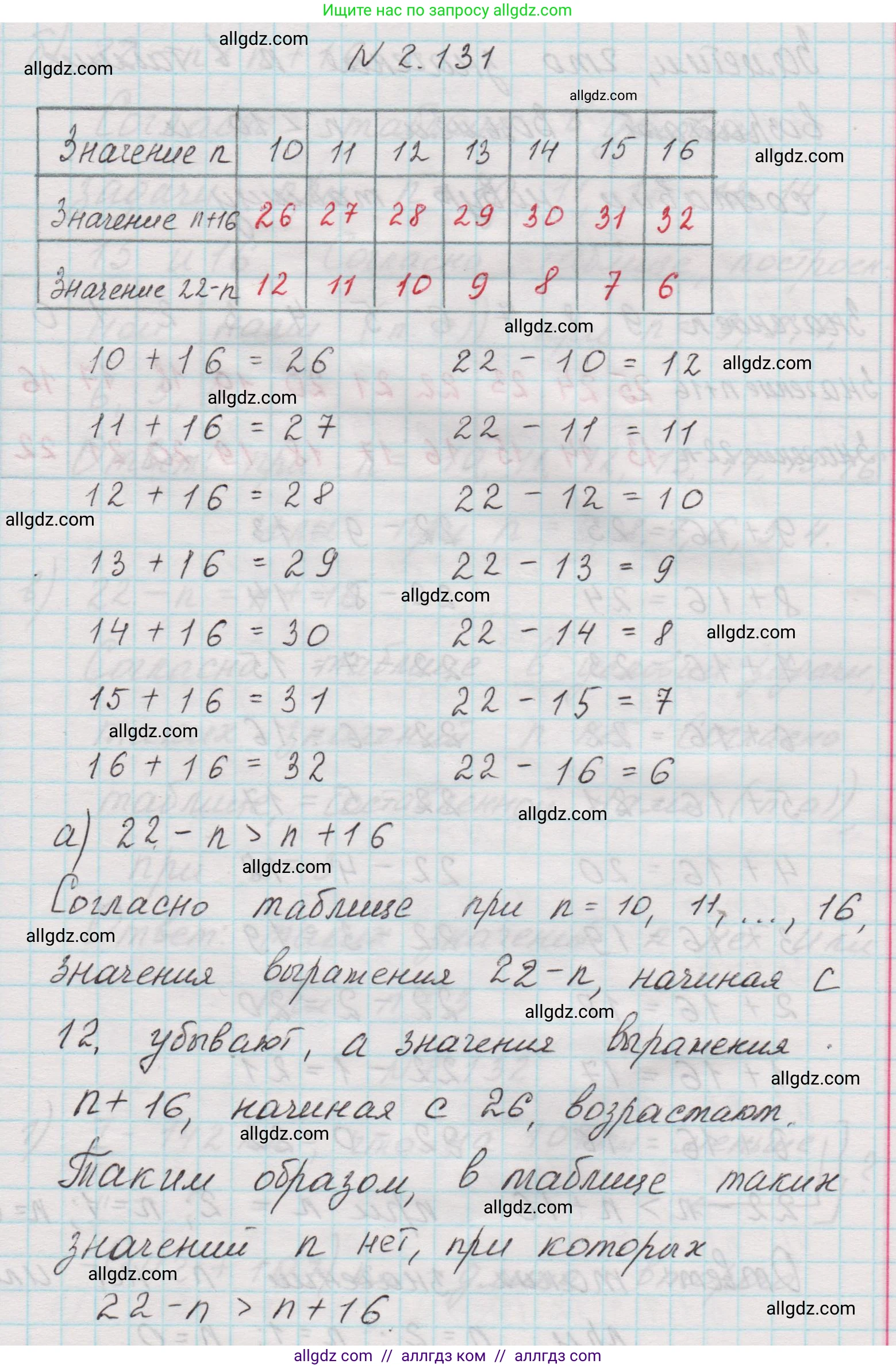 Математика, 5 класс Учебник, авторы: Виленкин Наум Яковлевич, Жохов Владимир Иванович, Чесноков Александр Семёнович, Александрова Лилия Александровна, Шварцбурд Семён Исаакович, издательство Просвещение, Москва, 2023, белого цвета, Часть 1, страница 62, номер 2.131, Решение 1