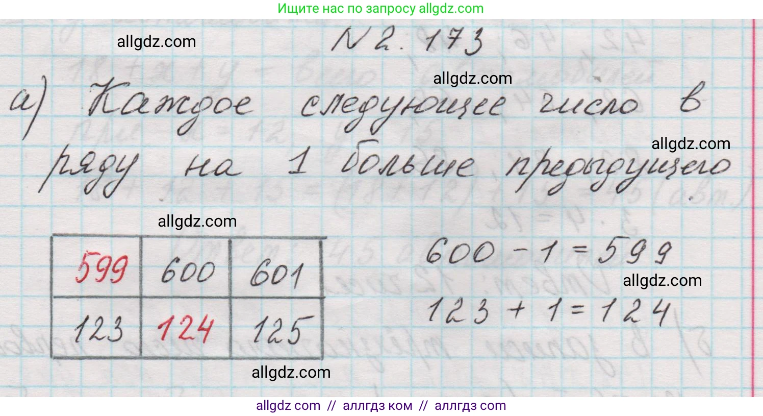 Математика, 5 класс Учебник, авторы: Виленкин Наум Яковлевич, Жохов Владимир Иванович, Чесноков Александр Семёнович, Александрова Лилия Александровна, Шварцбурд Семён Исаакович, издательство Просвещение, Москва, 2023, белого цвета, Часть 1, страница 66, номер 2.173, Решение 1