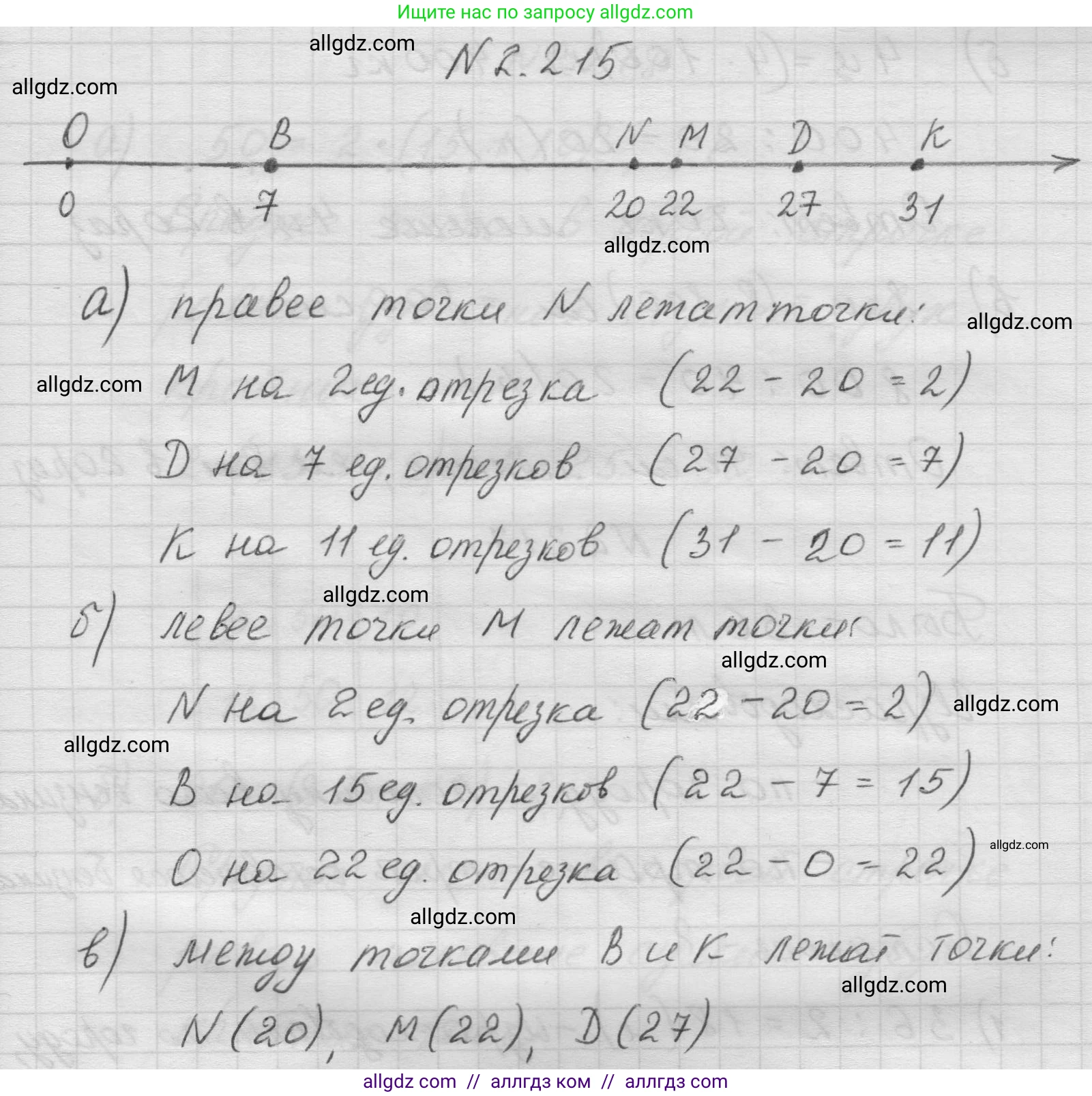 Математика, 5 класс Учебник, авторы: Виленкин Наум Яковлевич, Жохов Владимир Иванович, Чесноков Александр Семёнович, Александрова Лилия Александровна, Шварцбурд Семён Исаакович, издательство Просвещение, Москва, 2023, белого цвета, Часть 1, страница 73, номер 2.215, Решение 1