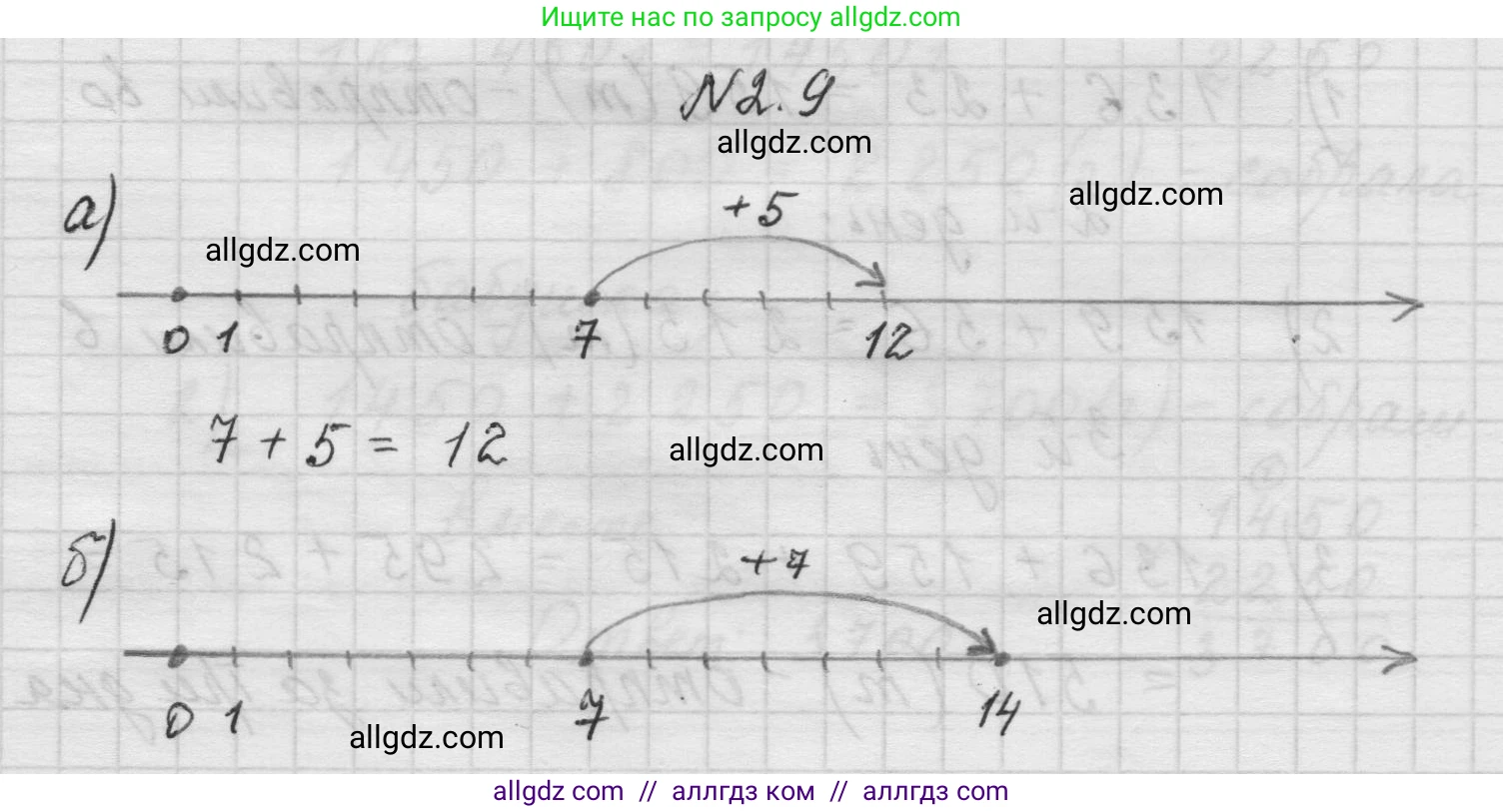 Математика, 5 класс Учебник, авторы: Виленкин Наум Яковлевич, Жохов Владимир Иванович, Чесноков Александр Семёнович, Александрова Лилия Александровна, Шварцбурд Семён Исаакович, издательство Просвещение, Москва, 2023, белого цвета, Часть 1, страница 46, номер 2.9, Решение 1
