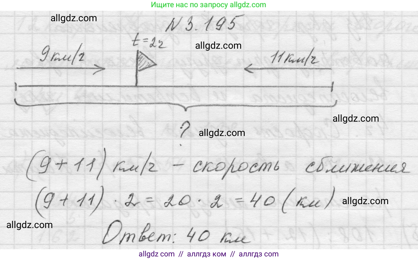 Математика, 5 класс Учебник, авторы: Виленкин Наум Яковлевич, Жохов Владимир Иванович, Чесноков Александр Семёнович, Александрова Лилия Александровна, Шварцбурд Семён Исаакович, издательство Просвещение, Москва, 2023, белого цвета, Часть 1, страница 100, номер 3.195, Решение 1