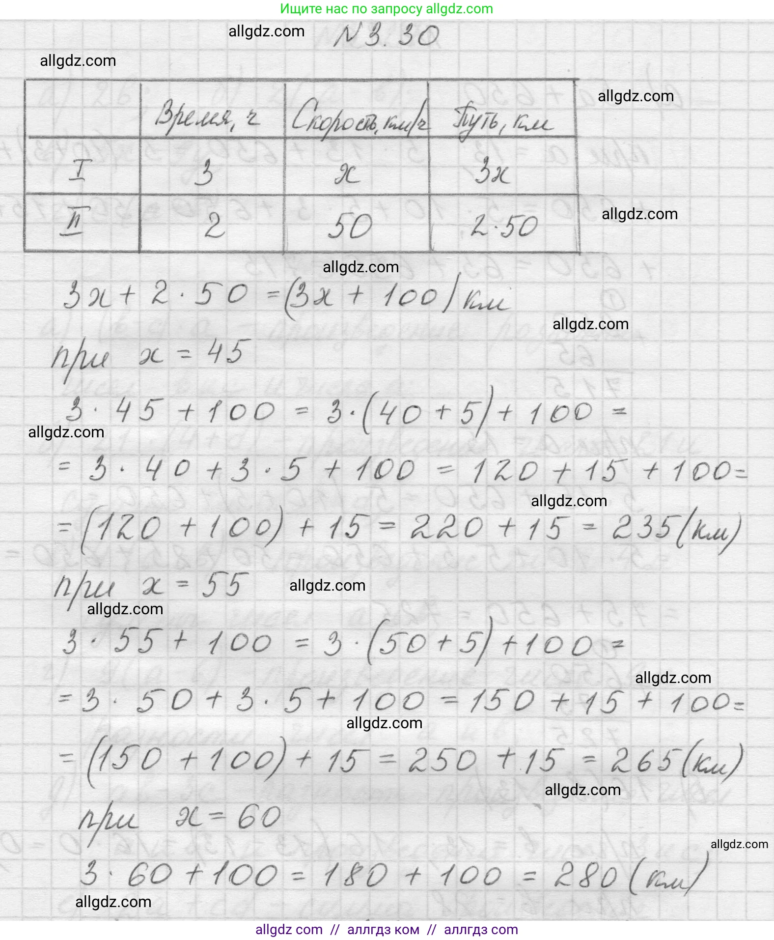 Математика, 5 класс Учебник, авторы: Виленкин Наум Яковлевич, Жохов Владимир Иванович, Чесноков Александр Семёнович, Александрова Лилия Александровна, Шварцбурд Семён Исаакович, издательство Просвещение, Москва, 2023, белого цвета, Часть 1, страница 82, номер 3.30, Решение 1