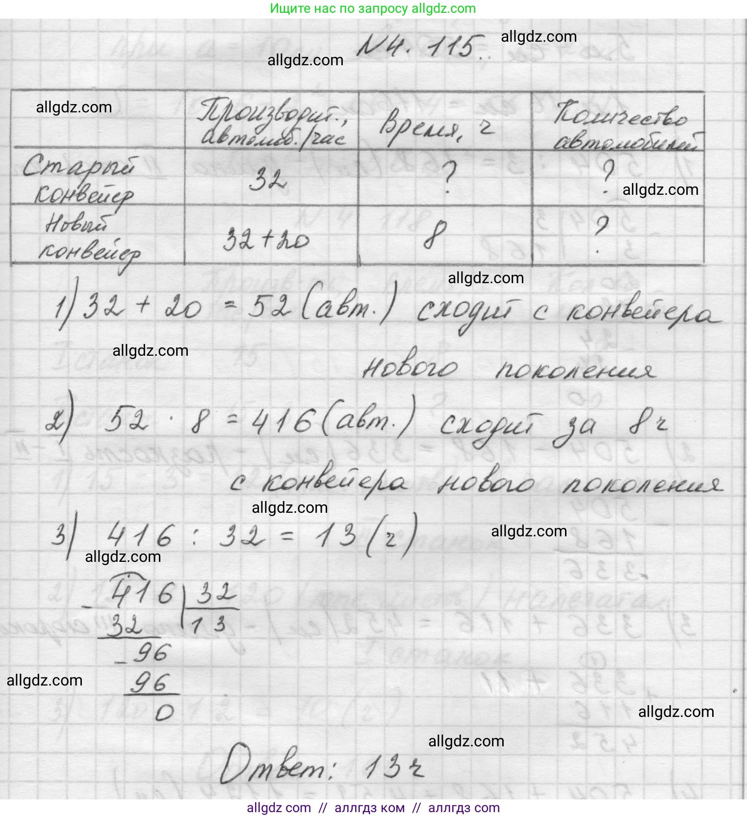 Математика, 5 класс Учебник, авторы: Виленкин Наум Яковлевич, Жохов Владимир Иванович, Чесноков Александр Семёнович, Александрова Лилия Александровна, Шварцбурд Семён Исаакович, издательство Просвещение, Москва, 2023, белого цвета, Часть 1, страница 145, номер 4.115, Решение 1