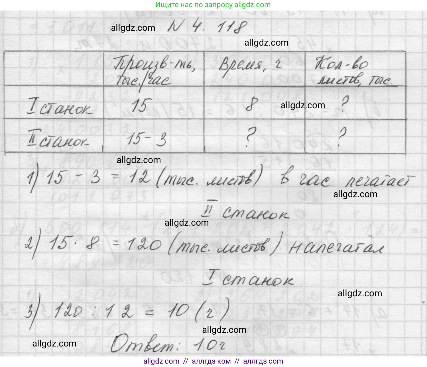 Математика, 5 класс Учебник, авторы: Виленкин Наум Яковлевич, Жохов Владимир Иванович, Чесноков Александр Семёнович, Александрова Лилия Александровна, Шварцбурд Семён Исаакович, издательство Просвещение, Москва, 2023, белого цвета, Часть 1, страница 145, номер 4.118, Решение 1