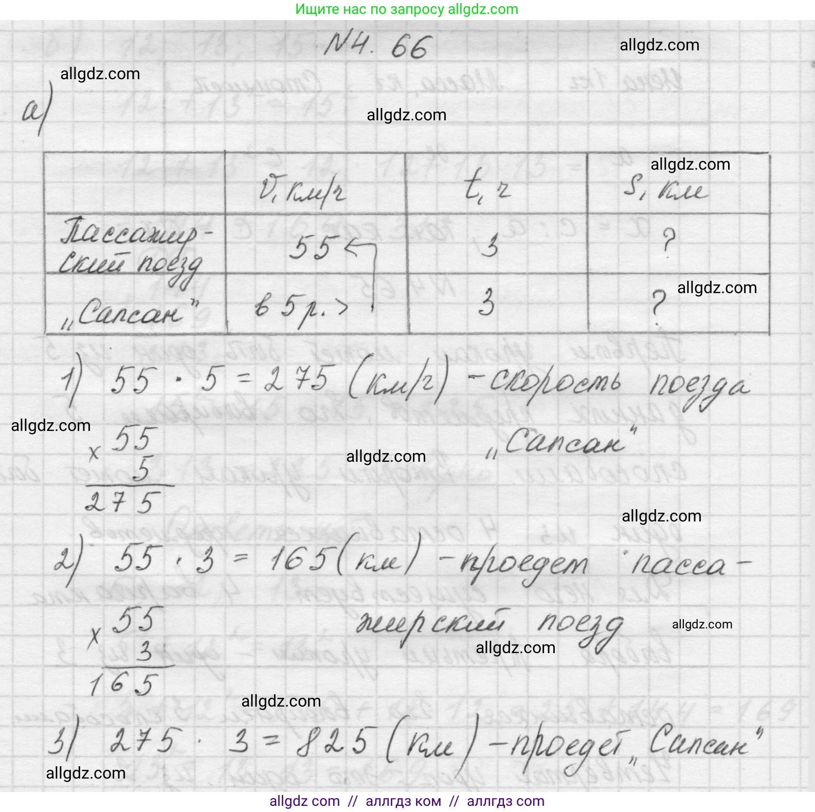Математика, 5 класс Учебник, авторы: Виленкин Наум Яковлевич, Жохов Владимир Иванович, Чесноков Александр Семёнович, Александрова Лилия Александровна, Шварцбурд Семён Исаакович, издательство Просвещение, Москва, 2023, белого цвета, Часть 1, страница 140, номер 4.66, Решение 1