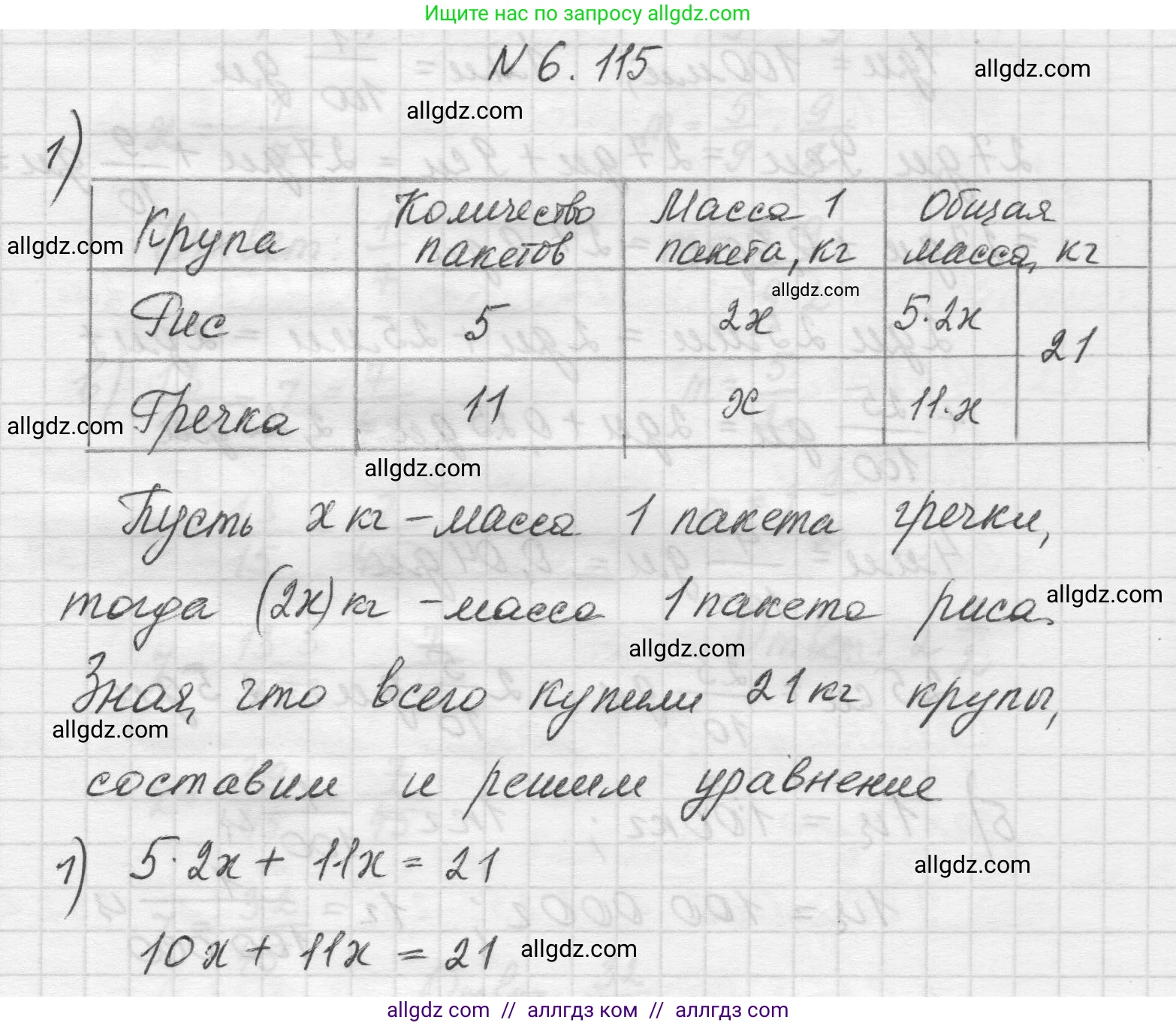 Математика, 5 класс Учебник, авторы: Виленкин Наум Яковлевич, Жохов Владимир Иванович, Чесноков Александр Семёнович, Александрова Лилия Александровна, Шварцбурд Семён Исаакович, издательство Просвещение, Москва, 2023, белого цвета, Часть 2, страница 108, номер 6.115, Решение 1