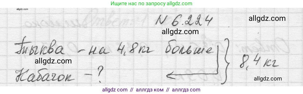 Математика, 5 класс Учебник, авторы: Виленкин Наум Яковлевич, Жохов Владимир Иванович, Чесноков Александр Семёнович, Александрова Лилия Александровна, Шварцбурд Семён Исаакович, издательство Просвещение, Москва, 2023, белого цвета, Часть 2, страница 125, номер 6.224, Решение 1
