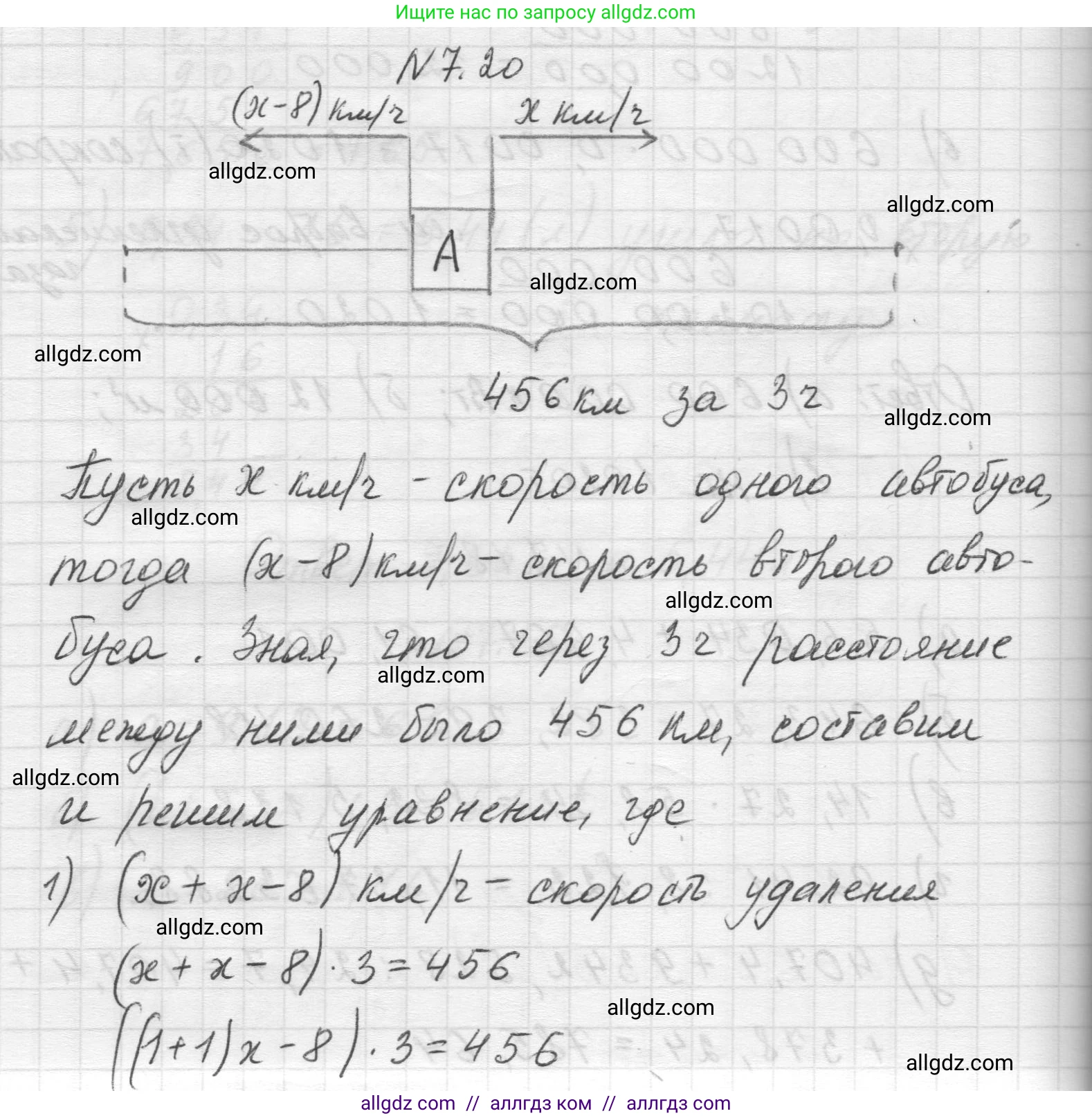 Математика, 5 класс Учебник, авторы: Виленкин Наум Яковлевич, Жохов Владимир Иванович, Чесноков Александр Семёнович, Александрова Лилия Александровна, Шварцбурд Семён Исаакович, издательство Просвещение, Москва, 2023, белого цвета, Часть 2, страница 148, номер 7.20, Решение 1