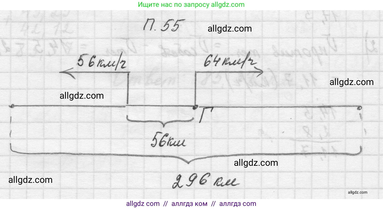Математика, 5 класс Учебник, авторы: Виленкин Наум Яковлевич, Жохов Владимир Иванович, Чесноков Александр Семёнович, Александрова Лилия Александровна, Шварцбурд Семён Исаакович, издательство Просвещение, Москва, 2023, белого цвета, Часть 2, страница 165, номер 55, Решение 1