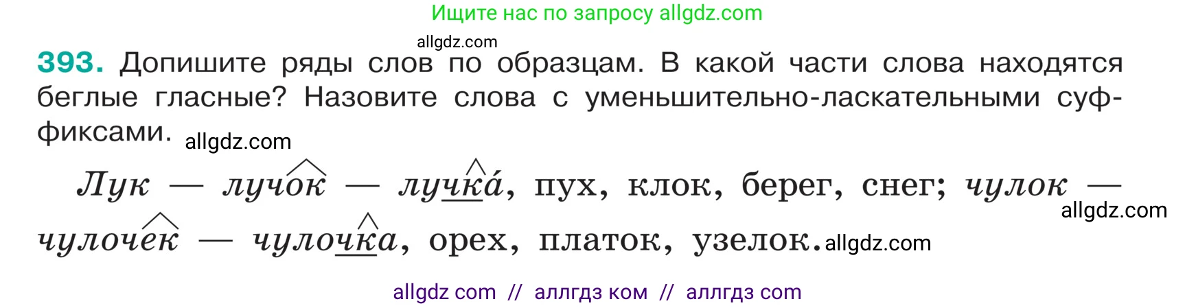Русский язык, 5 класс Учебник, авторы: Ладыженская Таиса Алексеевна, Баранов Михаил Трофимович, Тростенцова Лидия Александровна, Ладыженская Наталия Вениаминовна, Дейкина Алевтина Дмитриевна, Григорян Лариса Трофимовна, Кулибаба Иван Иванович, Антонова Любовь Геннадиевна, издательство Просвещение, Москва, 2023, салатового цвета, Часть 1, страница 187, номер 393, Условие