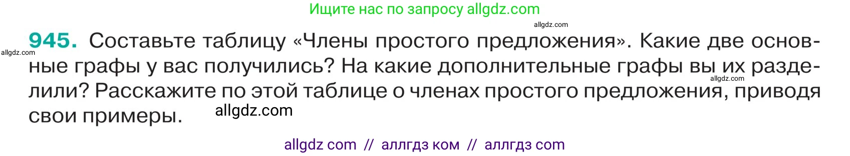 Русский язык, 5 класс Учебник, авторы: Ладыженская Таиса Алексеевна, Баранов Михаил Трофимович, Тростенцова Лидия Александровна, Ладыженская Наталия Вениаминовна, Дейкина Алевтина Дмитриевна, Григорян Лариса Трофимовна, Кулибаба Иван Иванович, Антонова Любовь Геннадиевна, издательство Просвещение, Москва, 2023, салатового цвета, Часть 2, страница 223, номер 945, Условие