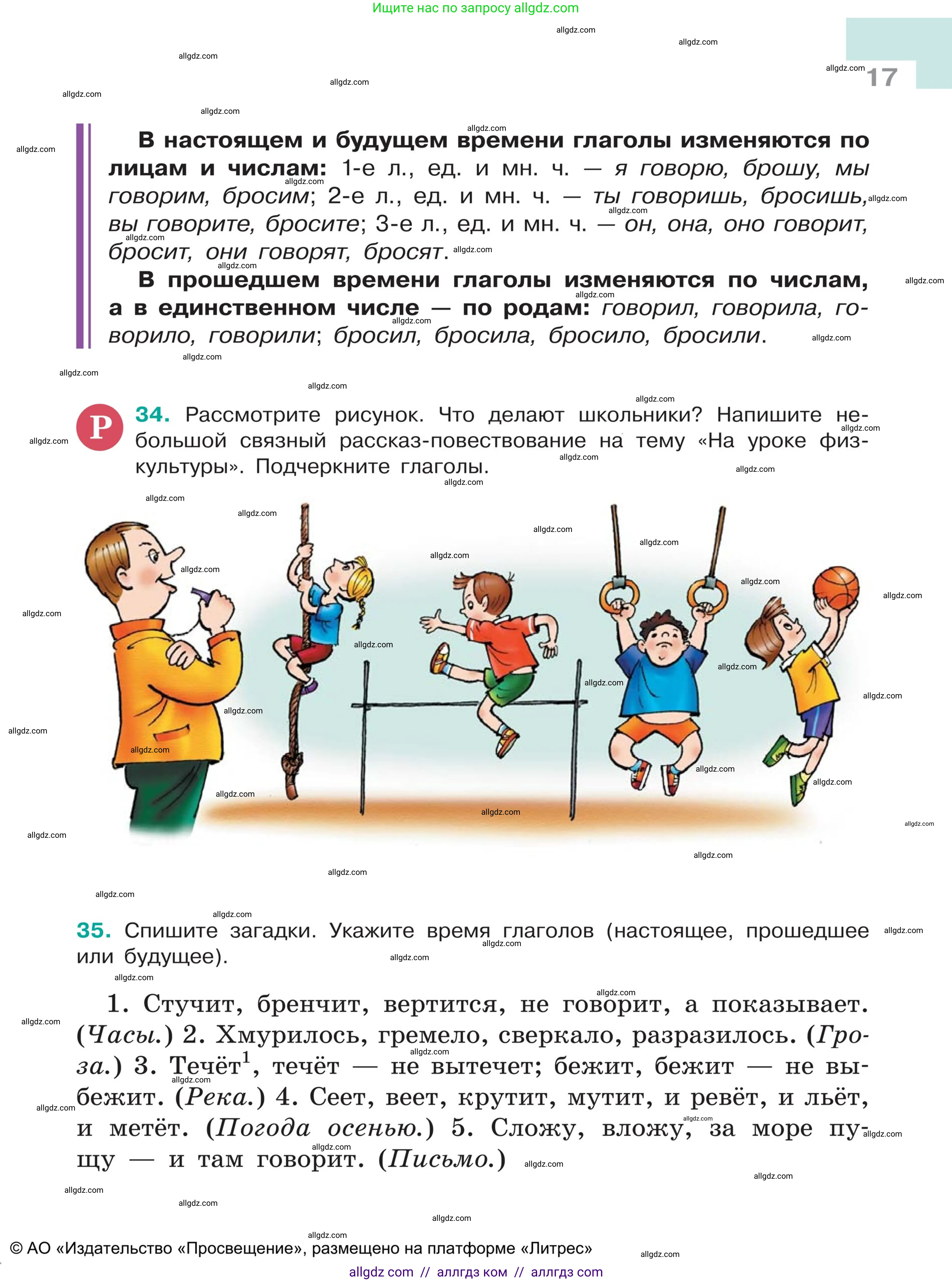 Русский язык, 5 класс Учебник, авторы: Ладыженская Таиса Алексеевна, Баранов Михаил Трофимович, Тростенцова Лидия Александровна, Ладыженская Наталия Вениаминовна, Дейкина Алевтина Дмитриевна, Григорян Лариса Трофимовна, Кулибаба Иван Иванович, Антонова Любовь Геннадиевна, издательство Просвещение, Москва, 2023, салатового цвета, Часть 1, страница 17