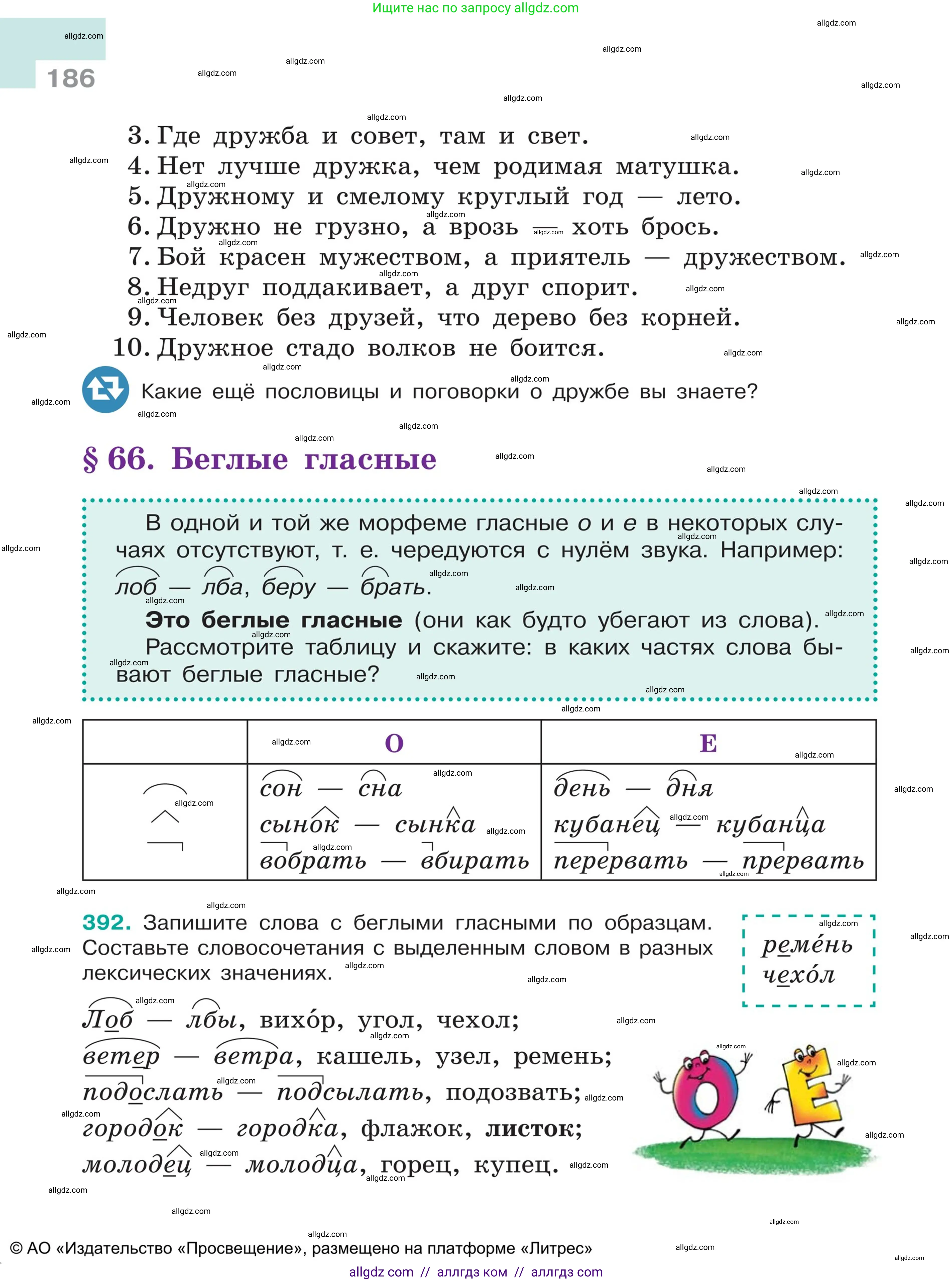 Русский язык, 5 класс Учебник, авторы: Ладыженская Таиса Алексеевна, Баранов Михаил Трофимович, Тростенцова Лидия Александровна, Ладыженская Наталия Вениаминовна, Дейкина Алевтина Дмитриевна, Григорян Лариса Трофимовна, Кулибаба Иван Иванович, Антонова Любовь Геннадиевна, издательство Просвещение, Москва, 2023, салатового цвета, Часть 1, страница 186