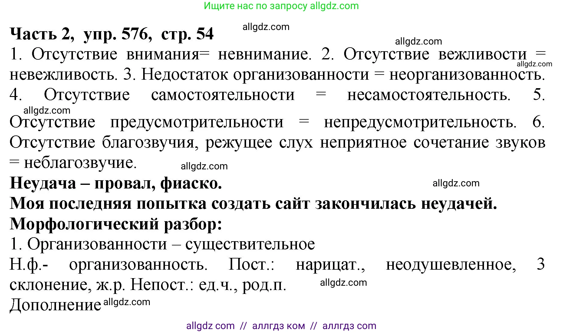 Русский язык, 5 класс Учебник, авторы: Ладыженская Таиса Алексеевна, Баранов Михаил Трофимович, Тростенцова Лидия Александровна, Ладыженская Наталия Вениаминовна, Дейкина Алевтина Дмитриевна, Григорян Лариса Трофимовна, Кулибаба Иван Иванович, Антонова Любовь Геннадиевна, издательство Просвещение, Москва, 2023, салатового цвета, Часть 2, страница 54, номер 576, Решение 1