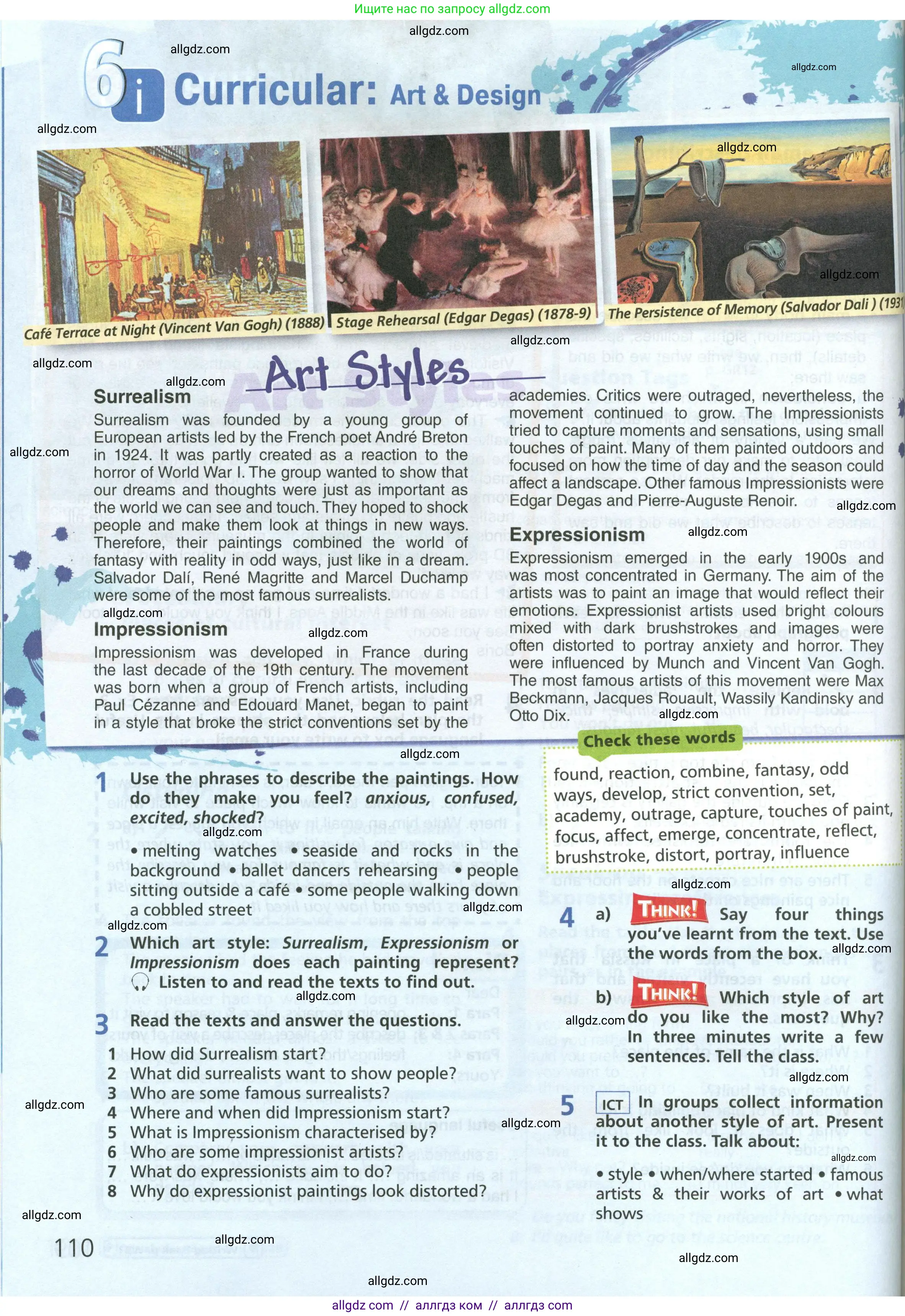 Английский язык (english), 6 класс Учебник (Student's book), авторы: Баранова Ксения Михайловна (Baranova Ksenia), Дули Дженни (Dooley Jenny), Копылова Виктория Викторовна (Kopylova Victoria), Мильруд Радислав Петрович (Millrood Radislav), Эванс Вирджиния (Evans Virginia), издательство Просвещение, Москва, 2023, белого цвета, страница 110