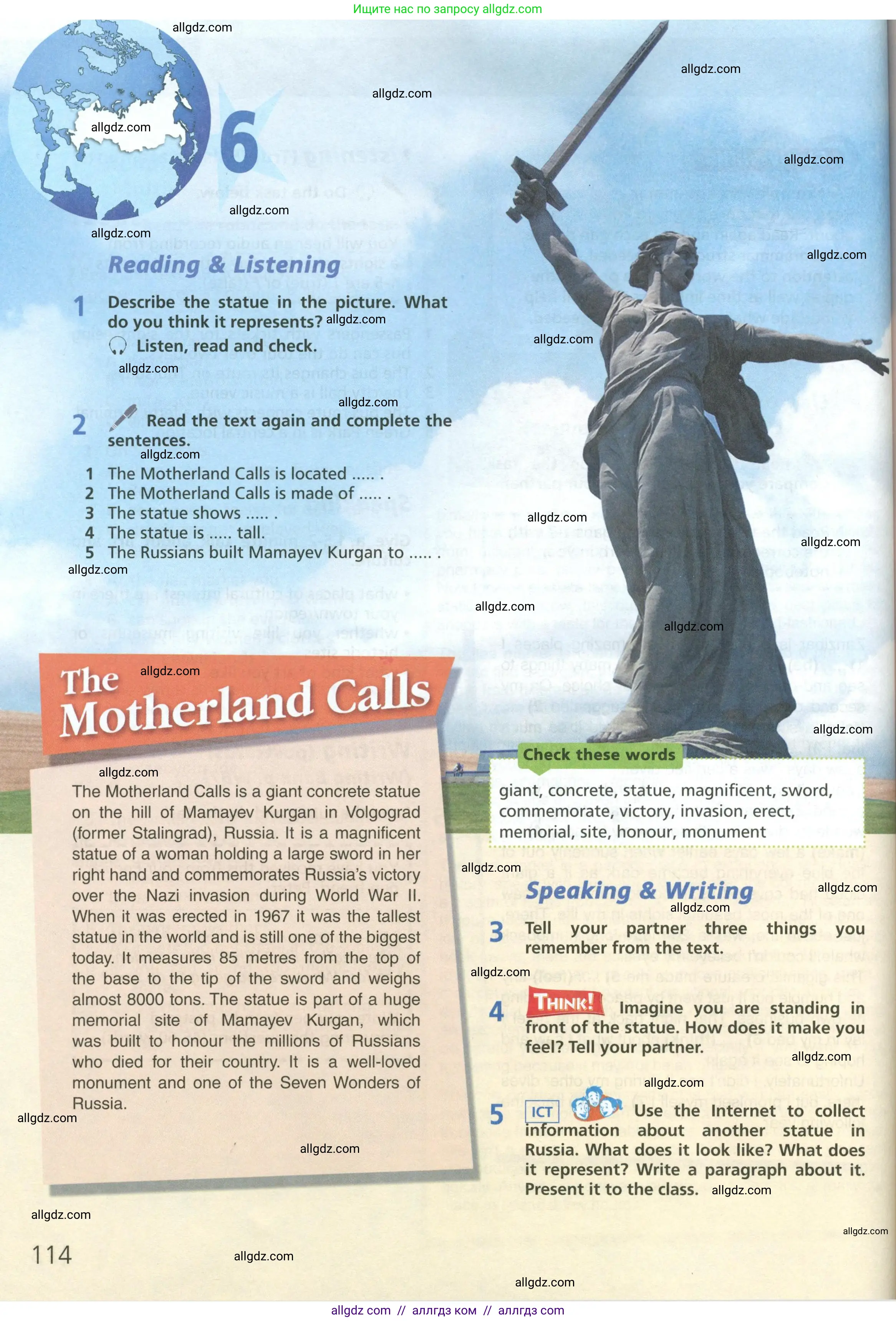 Английский язык (english), 6 класс Учебник (Student's book), авторы: Баранова Ксения Михайловна (Baranova Ksenia), Дули Дженни (Dooley Jenny), Копылова Виктория Викторовна (Kopylova Victoria), Мильруд Радислав Петрович (Millrood Radislav), Эванс Вирджиния (Evans Virginia), издательство Просвещение, Москва, 2023, белого цвета, страница 114