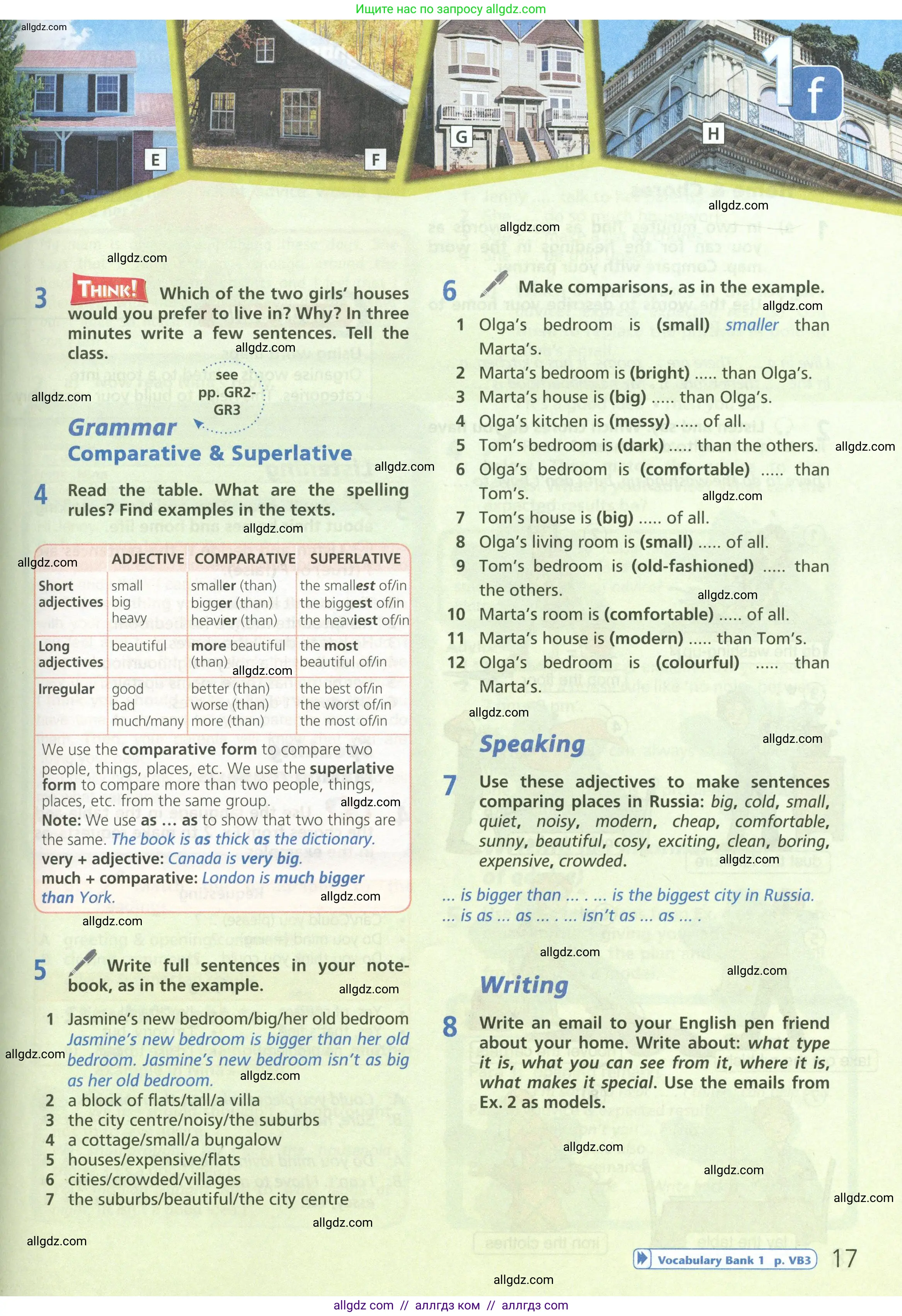 Английский язык (english), 6 класс Учебник (Student's book), авторы: Баранова Ксения Михайловна (Baranova Ksenia), Дули Дженни (Dooley Jenny), Копылова Виктория Викторовна (Kopylova Victoria), Мильруд Радислав Петрович (Millrood Radislav), Эванс Вирджиния (Evans Virginia), издательство Просвещение, Москва, 2023, белого цвета, страница 17