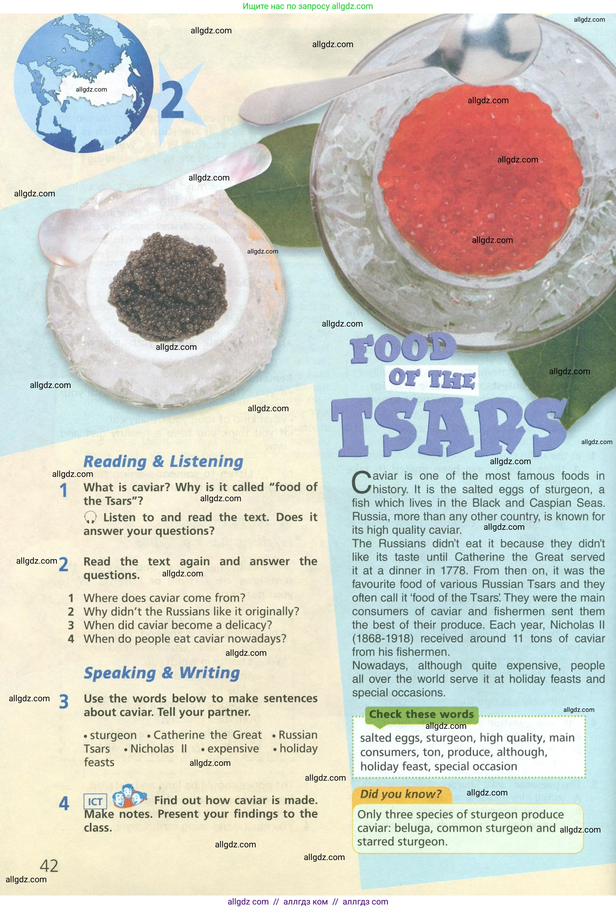 Английский язык (english), 6 класс Учебник (Student's book), авторы: Баранова Ксения Михайловна (Baranova Ksenia), Дули Дженни (Dooley Jenny), Копылова Виктория Викторовна (Kopylova Victoria), Мильруд Радислав Петрович (Millrood Radislav), Эванс Вирджиния (Evans Virginia), издательство Просвещение, Москва, 2023, белого цвета, страница 42