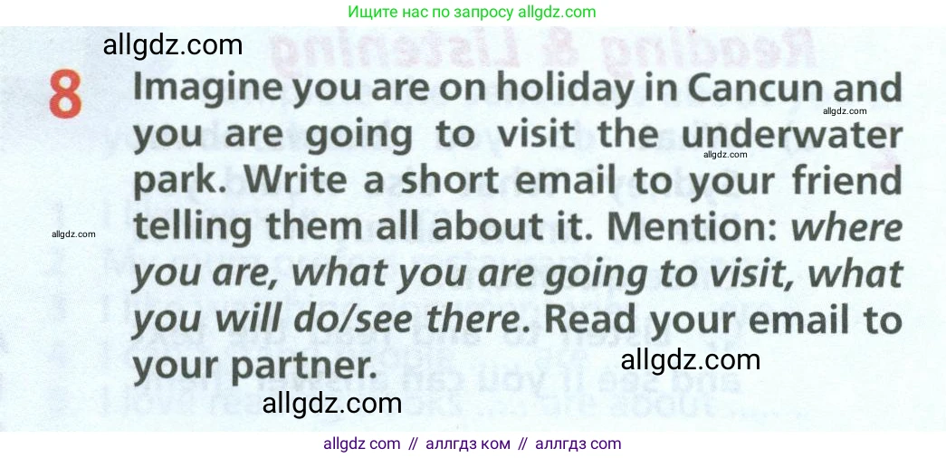 Английский язык (english), 6 класс Учебник (Student's book), авторы: Баранова Ксения Михайловна (Baranova Ksenia), Дули Дженни (Dooley Jenny), Копылова Виктория Викторовна (Kopylova Victoria), Мильруд Радислав Петрович (Millrood Radislav), Эванс Вирджиния (Evans Virginia), издательство Просвещение, Москва, 2023, белого цвета, страница 69, номер 8, Условие