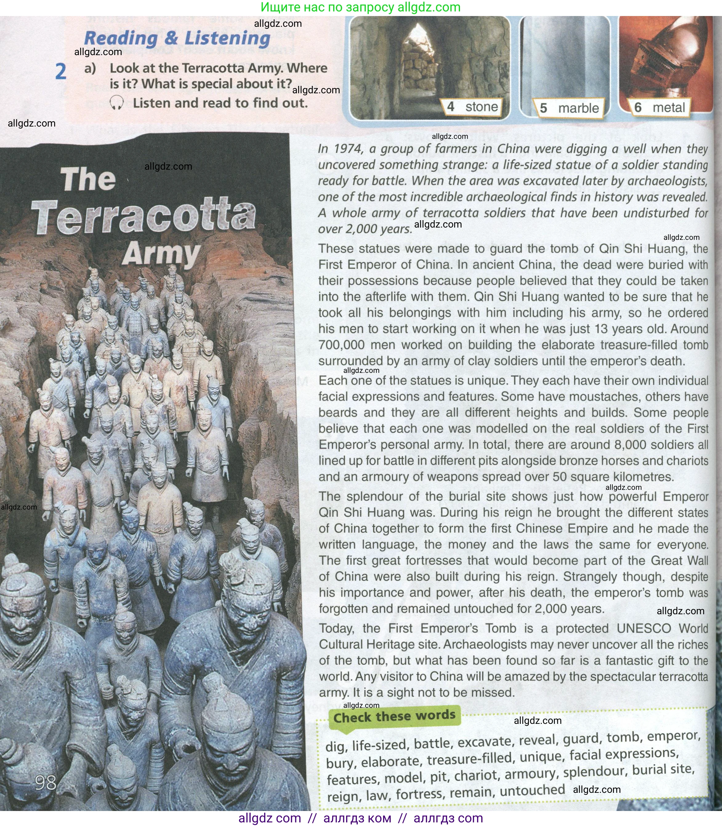 Английский язык (english), 6 класс Учебник (Student's book), авторы: Баранова Ксения Михайловна (Baranova Ksenia), Дули Дженни (Dooley Jenny), Копылова Виктория Викторовна (Kopylova Victoria), Мильруд Радислав Петрович (Millrood Radislav), Эванс Вирджиния (Evans Virginia), издательство Просвещение, Москва, 2023, белого цвета, страница 98, номер 2, Условие