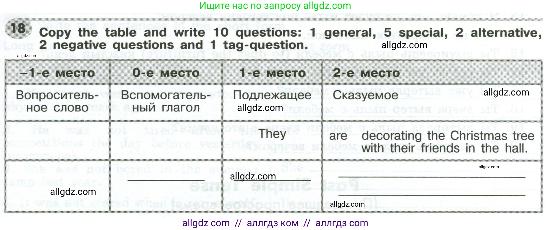 Английский язык (english), 6 класс Грамматический тренажёр, автор: Тимофеева Светлана Леонидовна, издательство Просвещение, Москва, 2023, зелёного цвета, страница 75, номер 18, Условие 2023-2027
