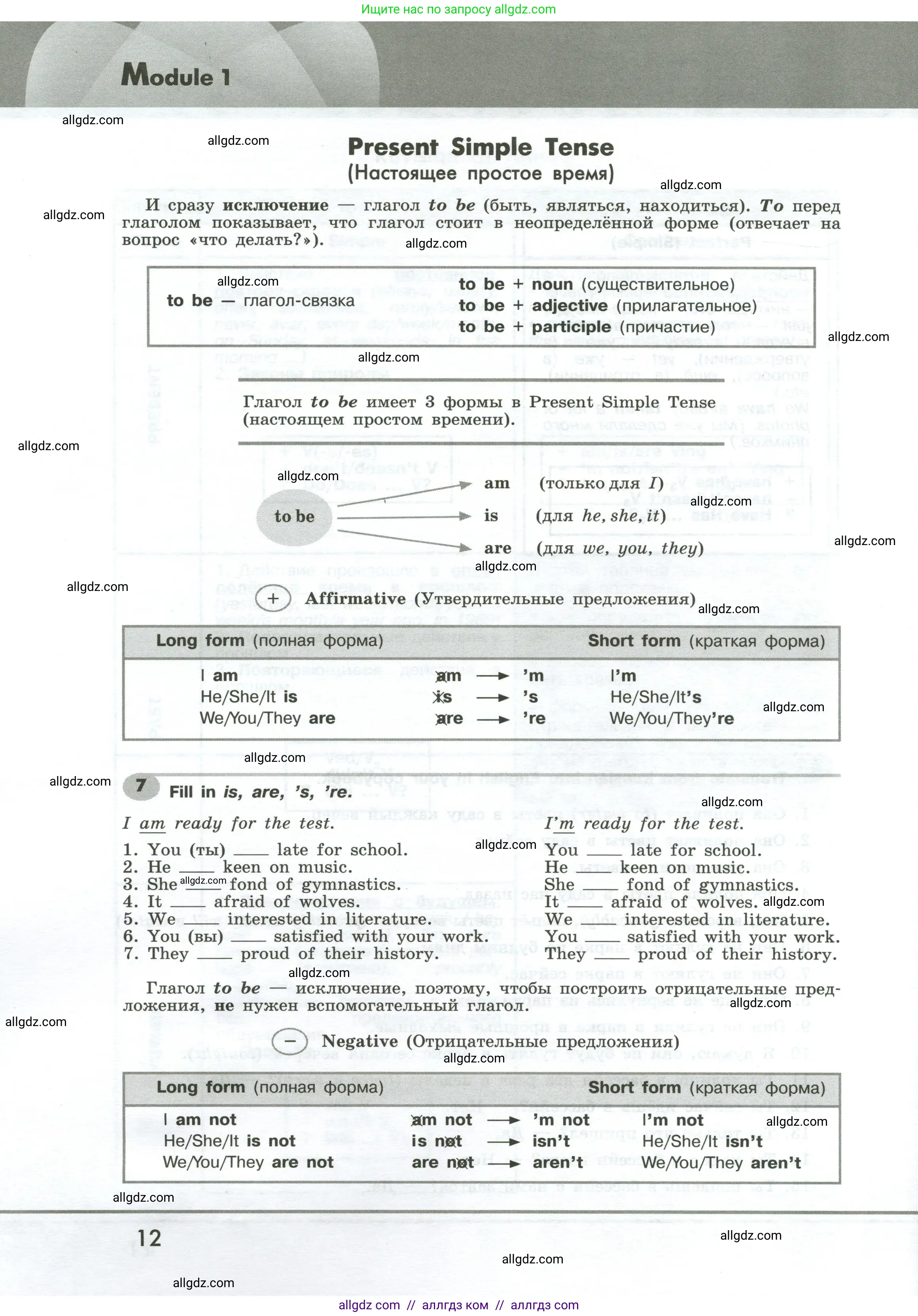Английский язык (english), 6 класс Грамматический тренажёр, автор: Тимофеева Светлана Леонидовна, издательство Просвещение, Москва, 2023, зелёного цвета, страница 12