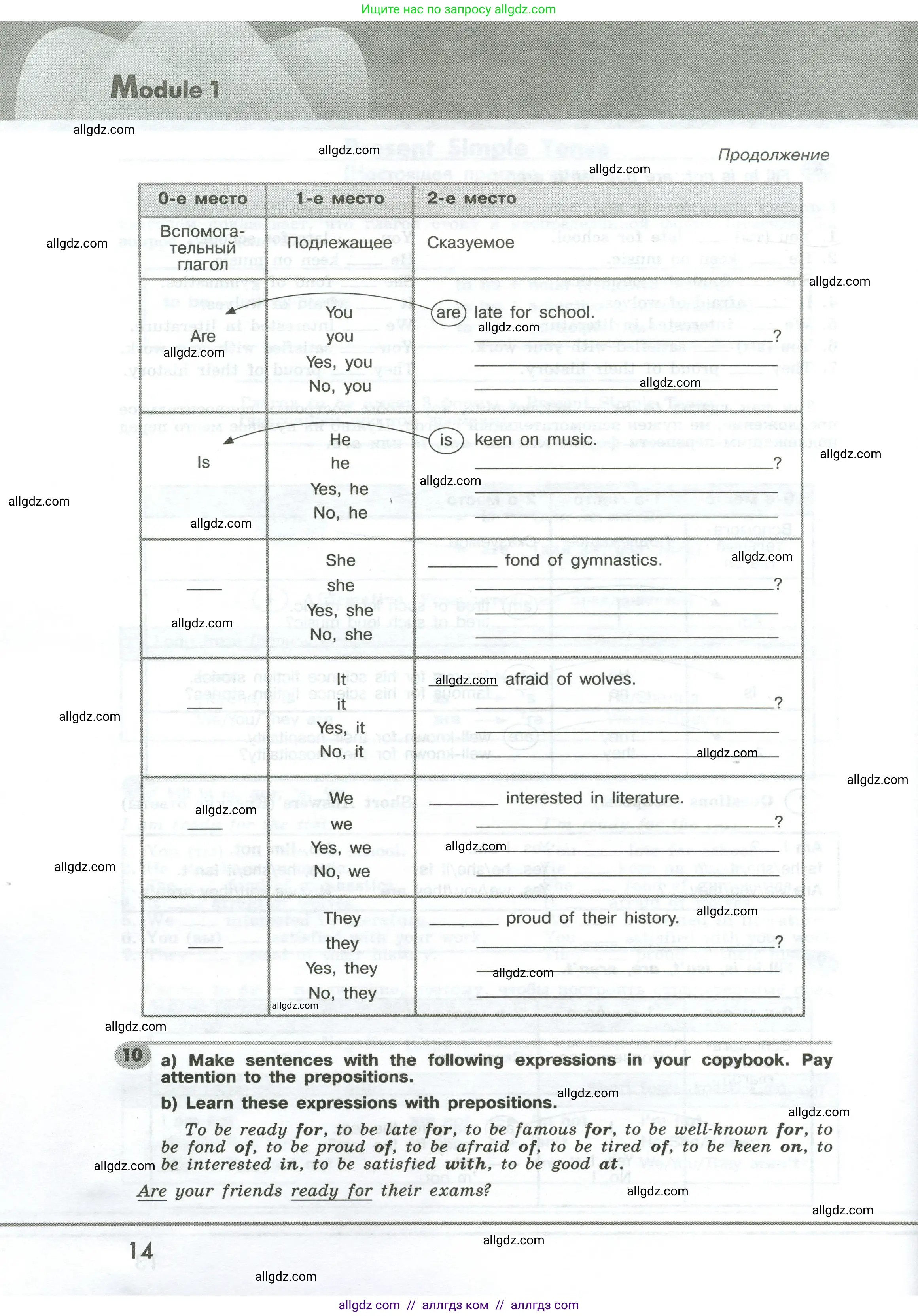Английский язык (english), 6 класс Грамматический тренажёр, автор: Тимофеева Светлана Леонидовна, издательство Просвещение, Москва, 2023, зелёного цвета, страница 14