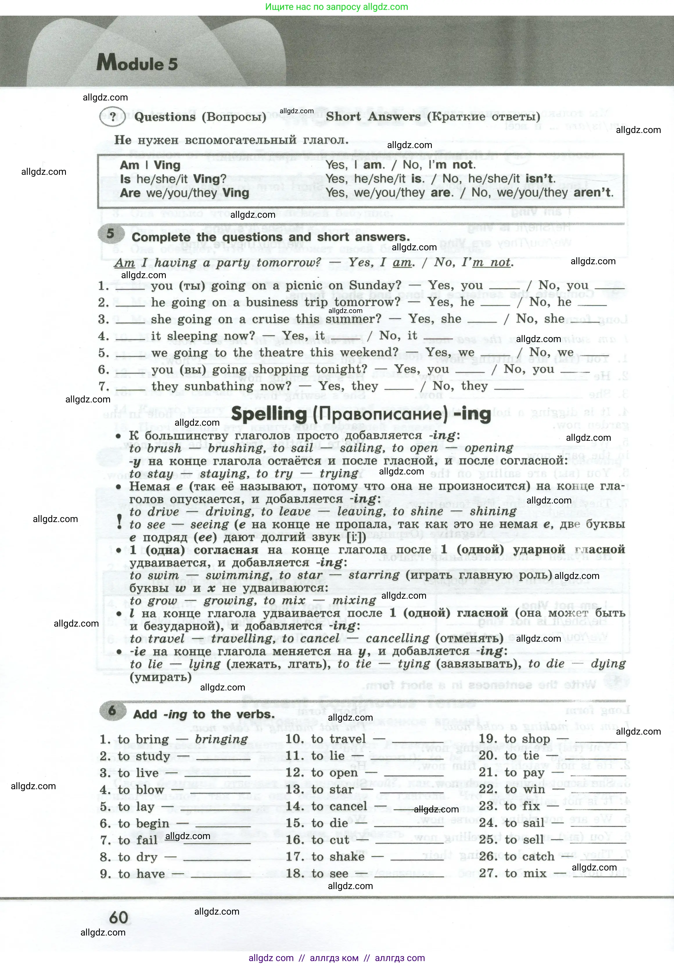 Английский язык (english), 6 класс Грамматический тренажёр, автор: Тимофеева Светлана Леонидовна, издательство Просвещение, Москва, 2023, зелёного цвета, страница 60