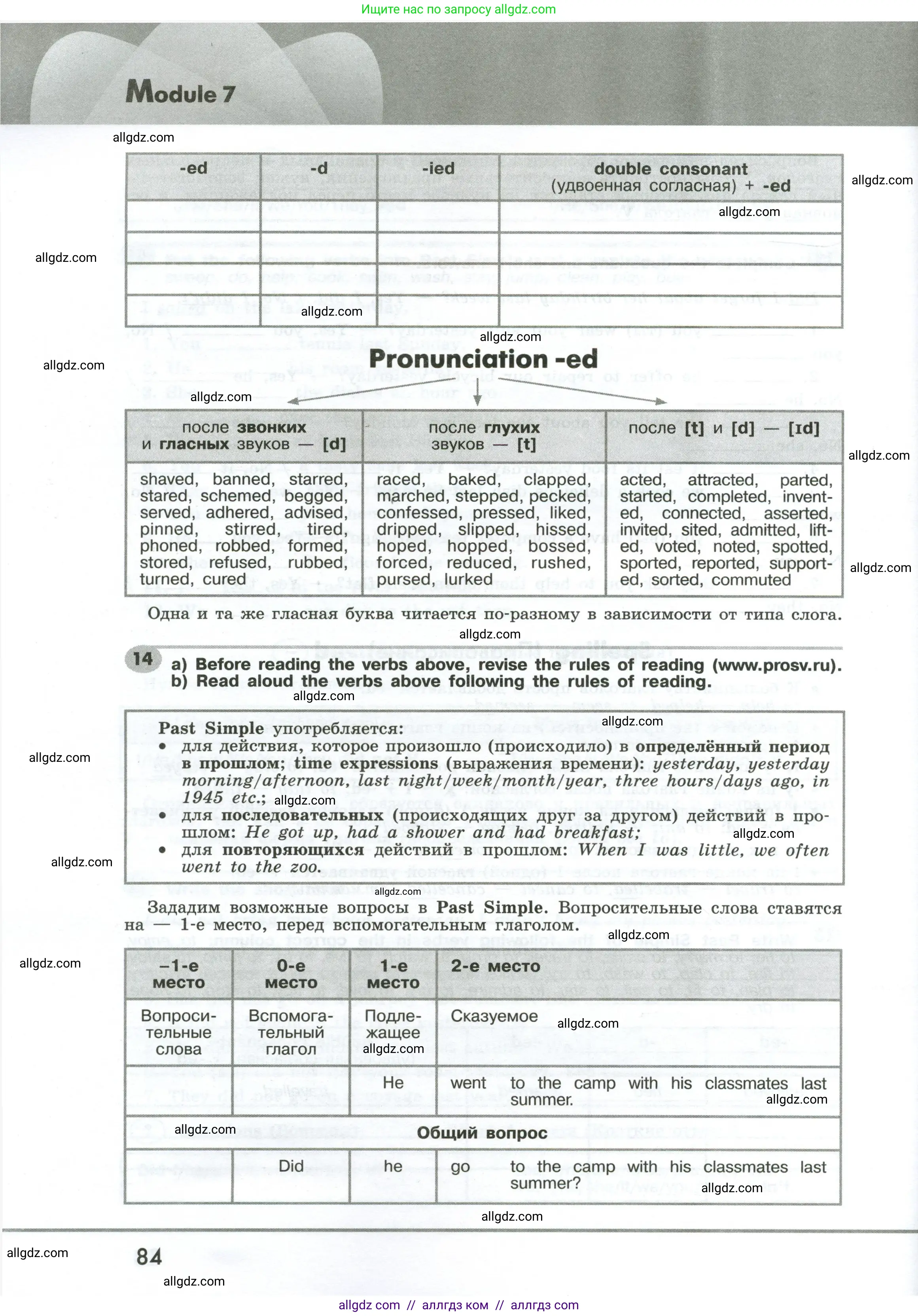 Английский язык (english), 6 класс Грамматический тренажёр, автор: Тимофеева Светлана Леонидовна, издательство Просвещение, Москва, 2023, зелёного цвета, страница 84