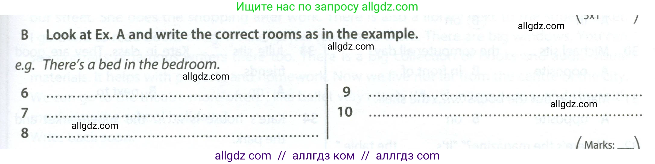 Английский язык (english), 6 класс контрольные задания (test booklet), авторы: Ваулина Юлия Евгеньевна (Vaulina Julia), Дули Дженни (Dooley Jenny), Подоляко Ольга Евгеньевна (Podolyako Olga), Эванс Вирджиния (Evans Virginia), издательство Просвещение, Москва, 2023, зелёного цвета, страница 17, номер B (6-10), Условие 2023-2027