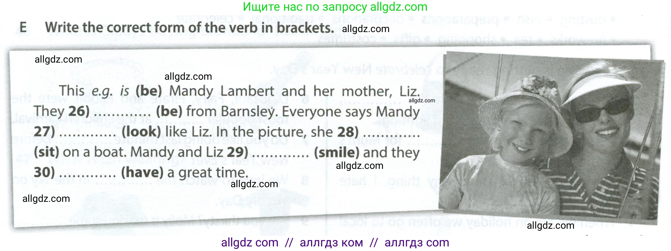 Английский язык (english), 6 класс контрольные задания (test booklet), авторы: Ваулина Юлия Евгеньевна (Vaulina Julia), Дули Дженни (Dooley Jenny), Подоляко Ольга Евгеньевна (Podolyako Olga), Эванс Вирджиния (Evans Virginia), издательство Просвещение, Москва, 2023, зелёного цвета, страница 40, номер E (26-30), Условие 2023-2027