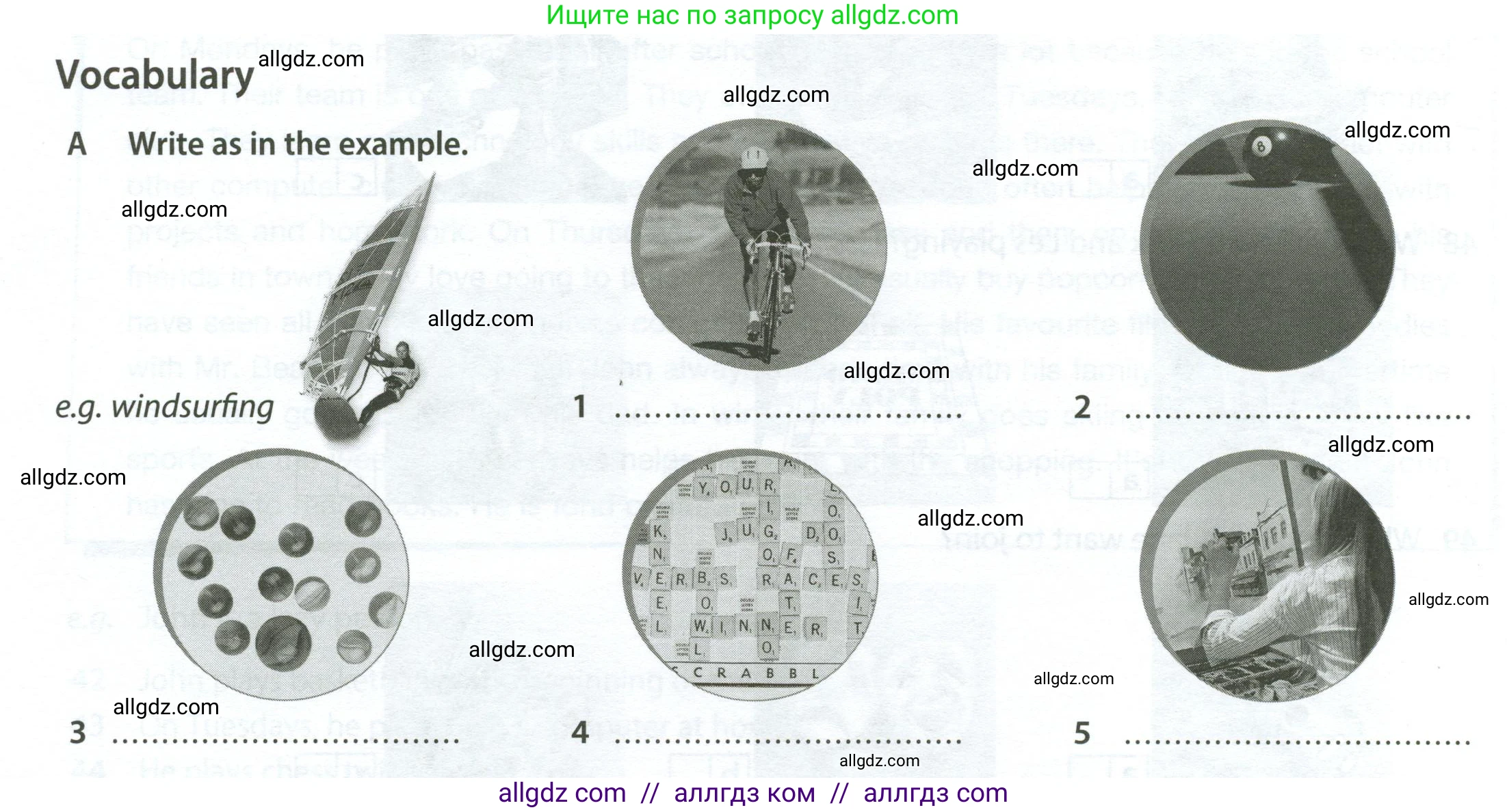 Английский язык (english), 6 класс контрольные задания (test booklet), авторы: Ваулина Юлия Евгеньевна (Vaulina Julia), Дули Дженни (Dooley Jenny), Подоляко Ольга Евгеньевна (Podolyako Olga), Эванс Вирджиния (Evans Virginia), издательство Просвещение, Москва, 2023, зелёного цвета, страница 50, номер A (1-5), Условие 2023-2027
