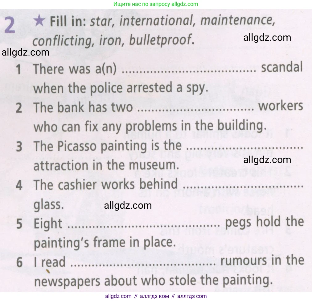 Английский язык (english), 6 класс Рабочая тетрадь (workbook), авторы: Баранова Ксения Михайловна (Baranova Ksenia), Мильруд Радислав Петрович (Millrood Radislav), Копылова Виктория Викторовна (Kopylova Victoria), Дули Дженни (Dooley Jenny), Эванс Вирджиния (Evans Virginia), издательство Просвещение, Москва, 2023, белого цвета, страница 28, номер 2, Условие