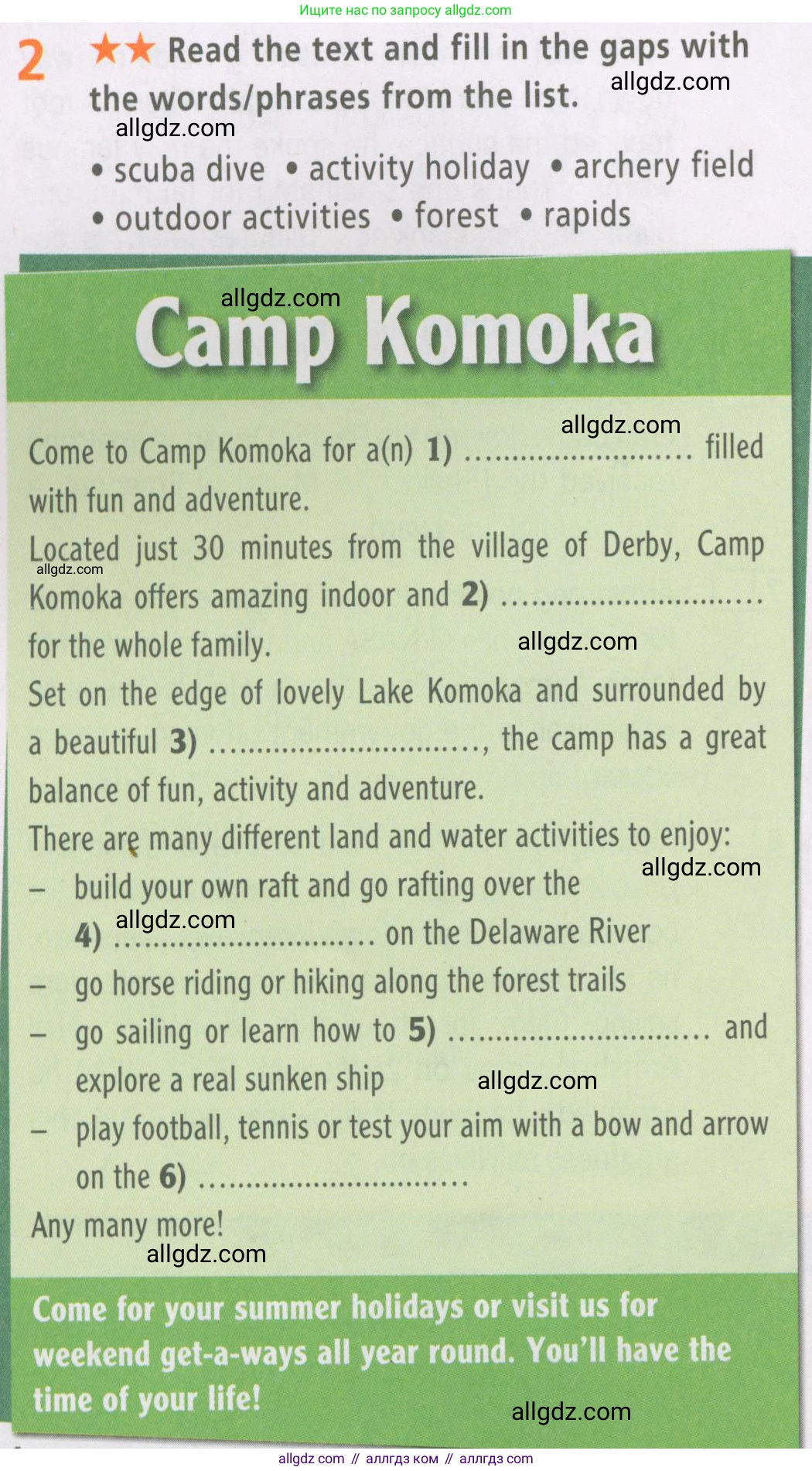 Английский язык (english), 6 класс Рабочая тетрадь (workbook), авторы: Баранова Ксения Михайловна (Baranova Ksenia), Мильруд Радислав Петрович (Millrood Radislav), Копылова Виктория Викторовна (Kopylova Victoria), Дули Дженни (Dooley Jenny), Эванс Вирджиния (Evans Virginia), издательство Просвещение, Москва, 2023, белого цвета, страница 34, номер 2, Условие