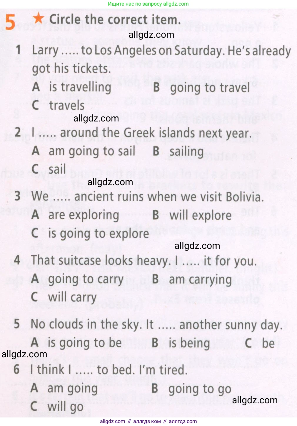 Английский язык (english), 6 класс Рабочая тетрадь (workbook), авторы: Баранова Ксения Михайловна (Baranova Ksenia), Мильруд Радислав Петрович (Millrood Radislav), Копылова Виктория Викторовна (Kopylova Victoria), Дули Дженни (Dooley Jenny), Эванс Вирджиния (Evans Virginia), издательство Просвещение, Москва, 2023, белого цвета, страница 35, номер 5, Условие