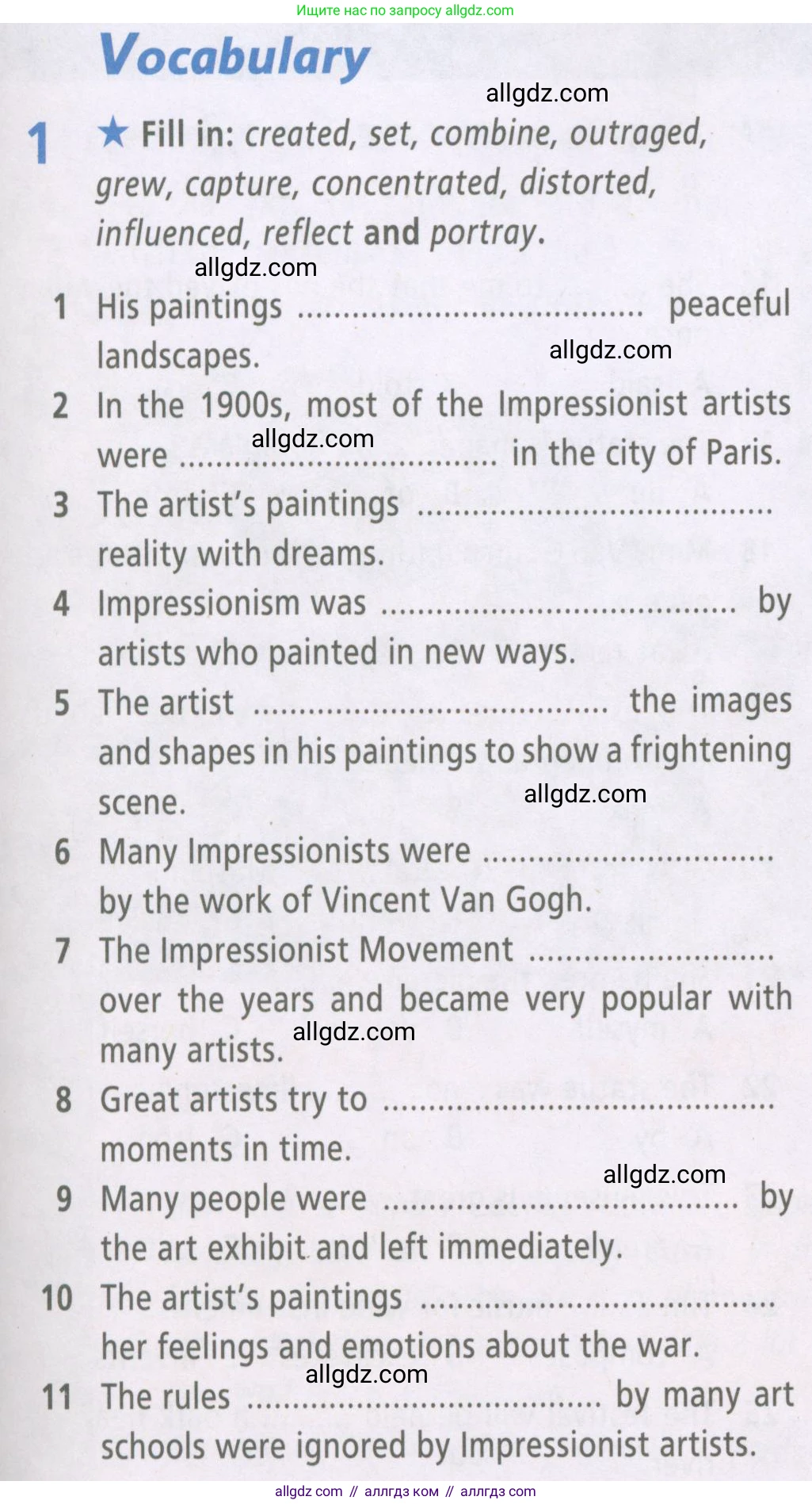 Английский язык (english), 6 класс Рабочая тетрадь (workbook), авторы: Баранова Ксения Михайловна (Baranova Ksenia), Мильруд Радислав Петрович (Millrood Radislav), Копылова Виктория Викторовна (Kopylova Victoria), Дули Дженни (Dooley Jenny), Эванс Вирджиния (Evans Virginia), издательство Просвещение, Москва, 2023, белого цвета, страница 61, номер 1, Условие