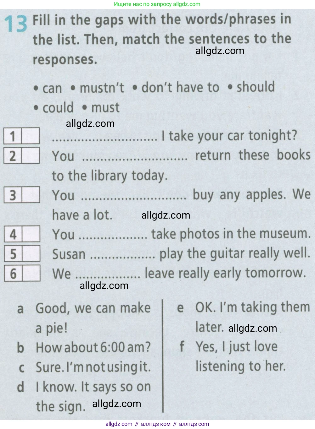 Английский язык (english), 6 класс Рабочая тетрадь (workbook), авторы: Баранова Ксения Михайловна (Baranova Ksenia), Мильруд Радислав Петрович (Millrood Radislav), Копылова Виктория Викторовна (Kopylova Victoria), Дули Дженни (Dooley Jenny), Эванс Вирджиния (Evans Virginia), издательство Просвещение, Москва, 2023, белого цвета, страница 68, номер 13, Условие