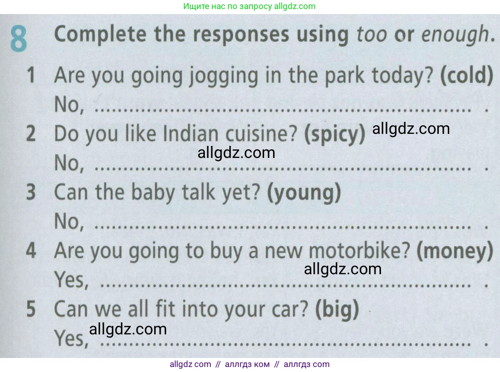 Английский язык (english), 6 класс Рабочая тетрадь (workbook), авторы: Баранова Ксения Михайловна (Baranova Ksenia), Мильруд Радислав Петрович (Millrood Radislav), Копылова Виктория Викторовна (Kopylova Victoria), Дули Дженни (Dooley Jenny), Эванс Вирджиния (Evans Virginia), издательство Просвещение, Москва, 2023, белого цвета, страница 75, номер 8, Условие